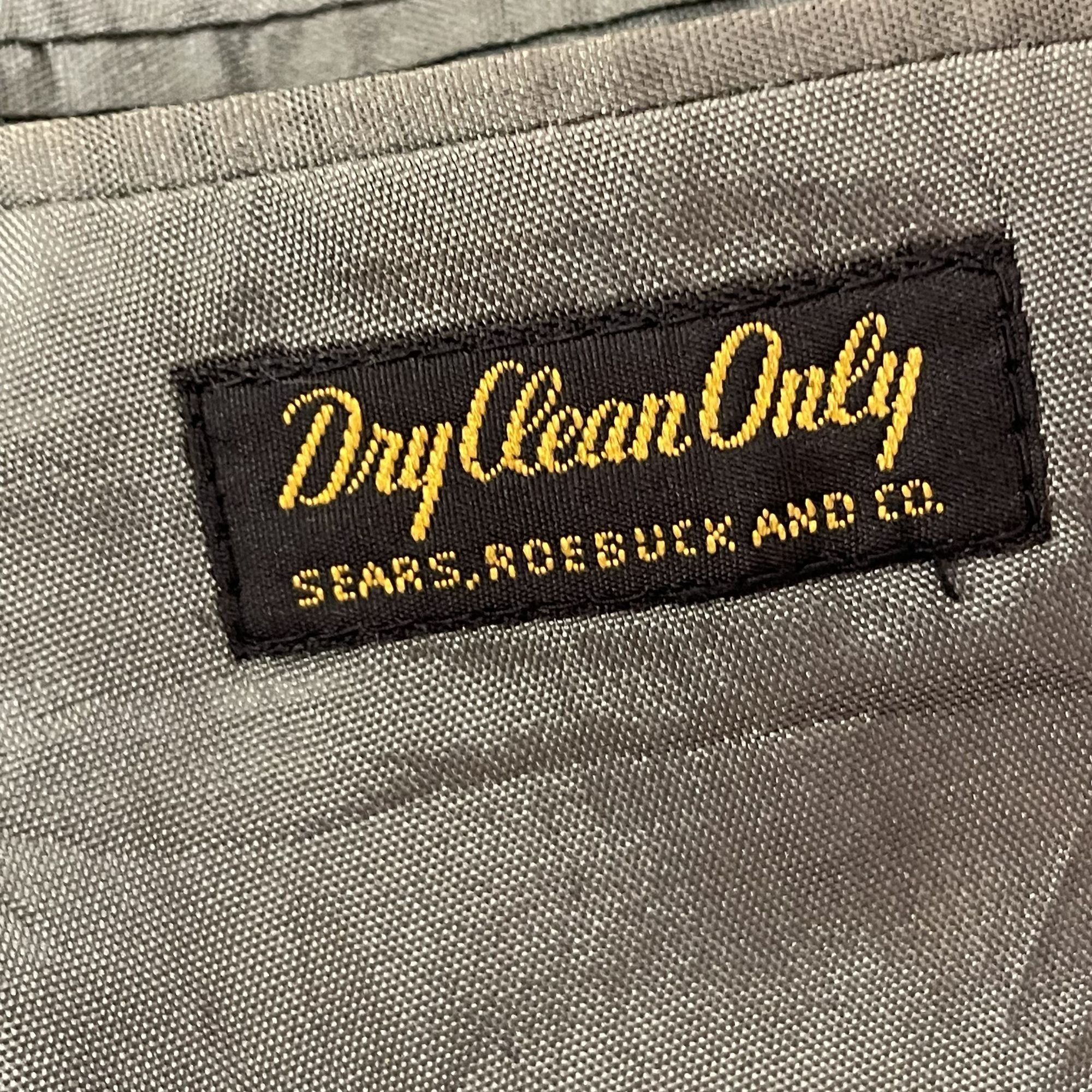 Sears Vtg Gray Beige Multicolor FLECK Donegal TWEED Sport Coat Size 40R - 6 Thumbnail