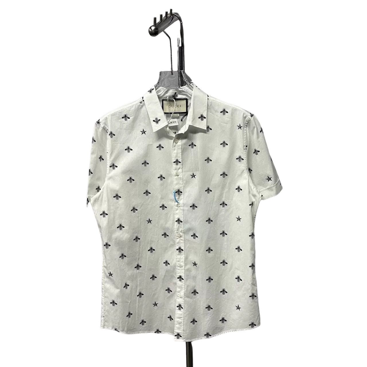 Gucci Gucci Bee & Star Print Short Sleeve Shirt 15 Size US S / EU 44-46 / 1 - 1 Thumbnail