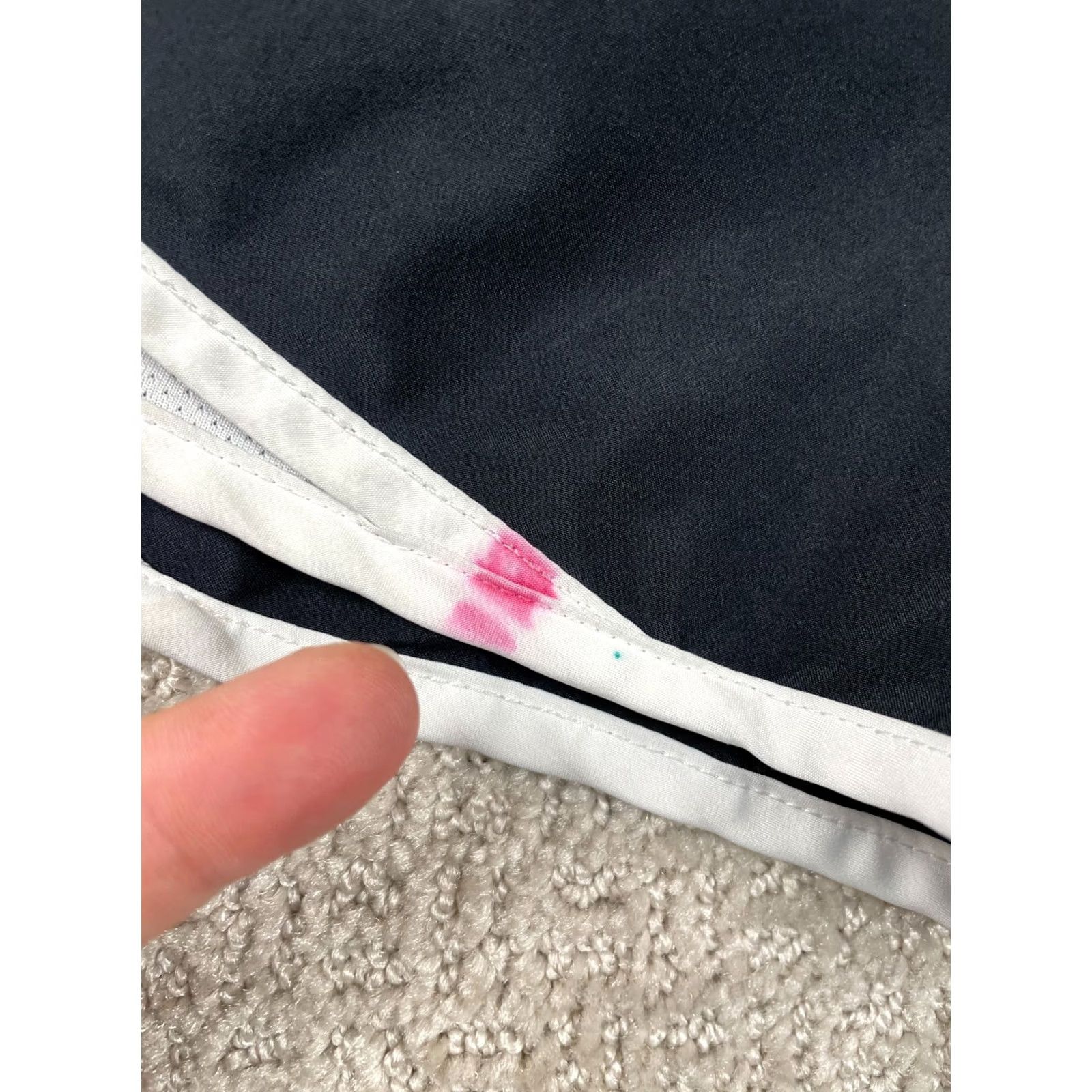 Nike Nike Tempo Shorts Womens S Black White Dri-FIT Athletic Running Gym 3 in Inseam Womens Summer Spring Regular Elastic Waist Machine Washable Size 28" / US 6 / IT 42 - 2 Thumbnail