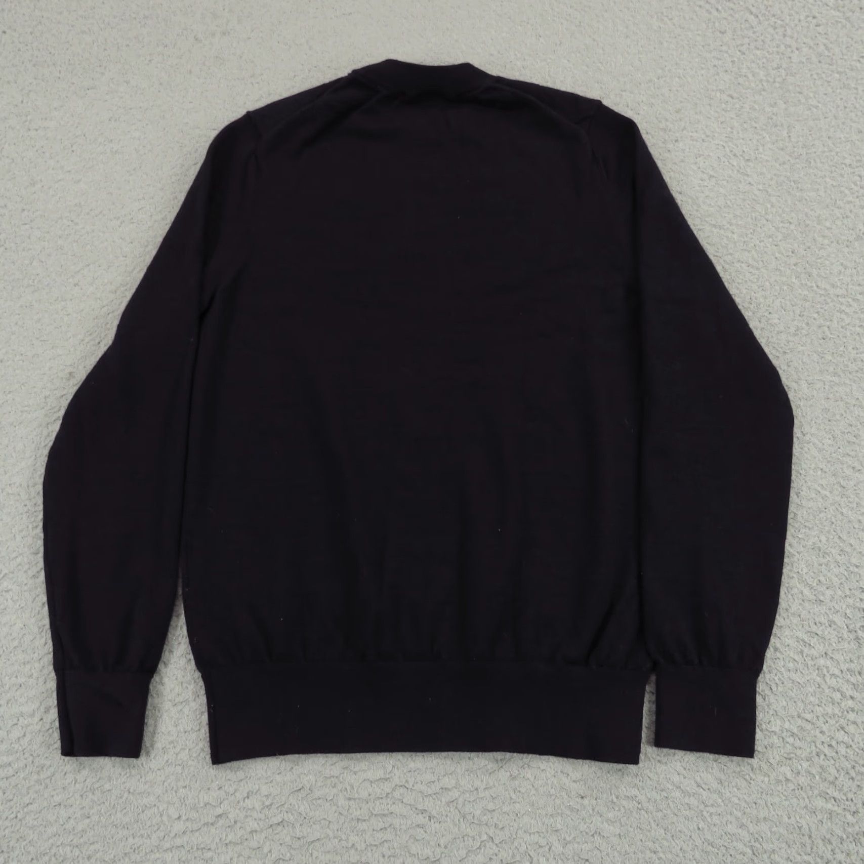 Sandro Sandro Paris Sweater Womens Small Dark Navy Wool Pullover Long Sleeve Jumper Size S / US 4 / IT 40 - 5 Thumbnail