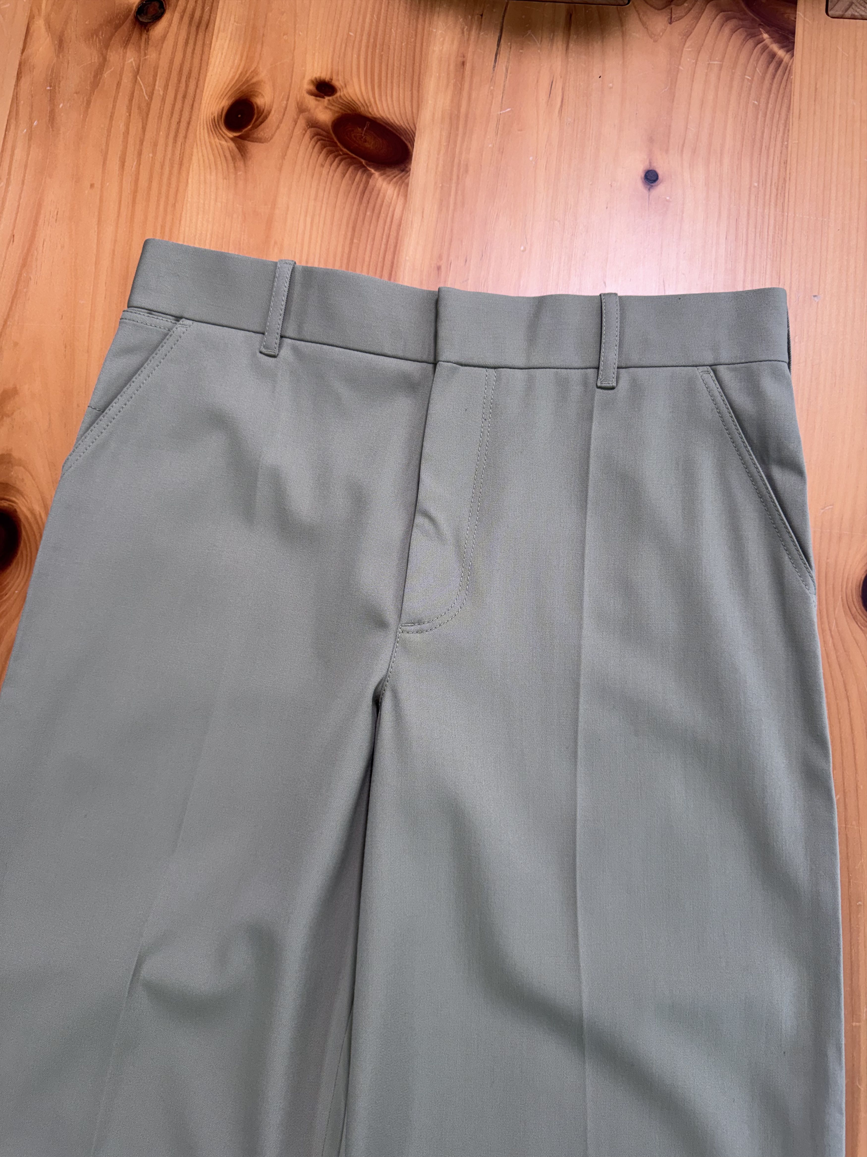 Bottega Veneta Bottega Veneta Wide Leg Cotton Twill Chino Trousers Size US 36 / EU 52 - 3 Thumbnail