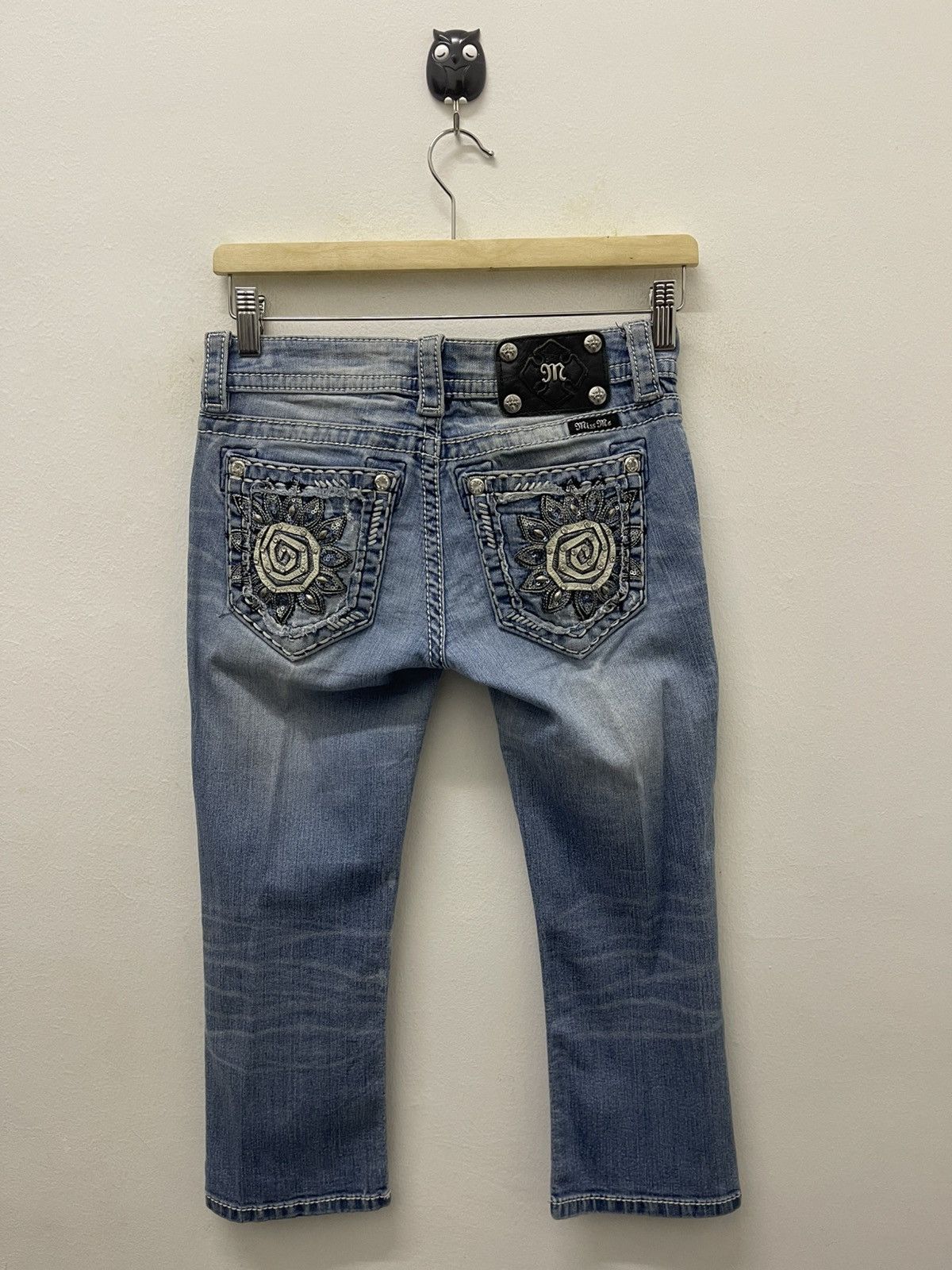 Rare Vintage MISS ME Cuffed Capri