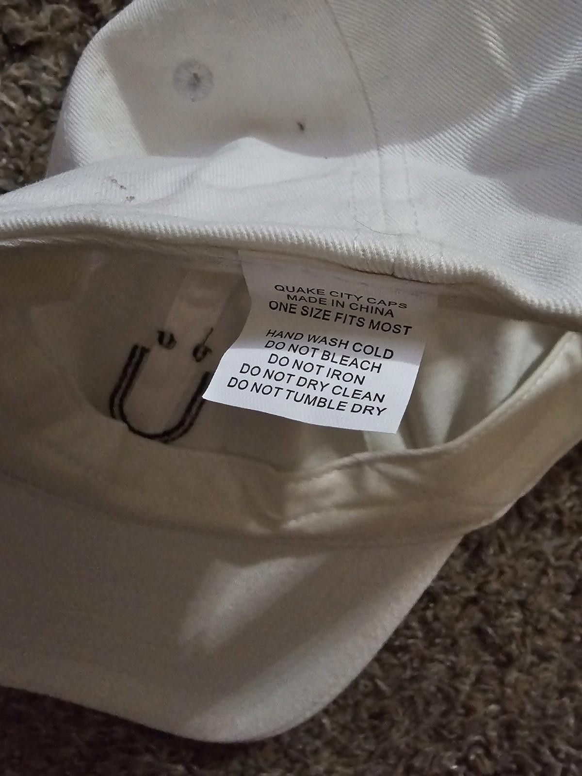 Designer Nütrl Vodka White Baseball Cap Adjustable Snapback Size ONE SIZE - 6 Thumbnail