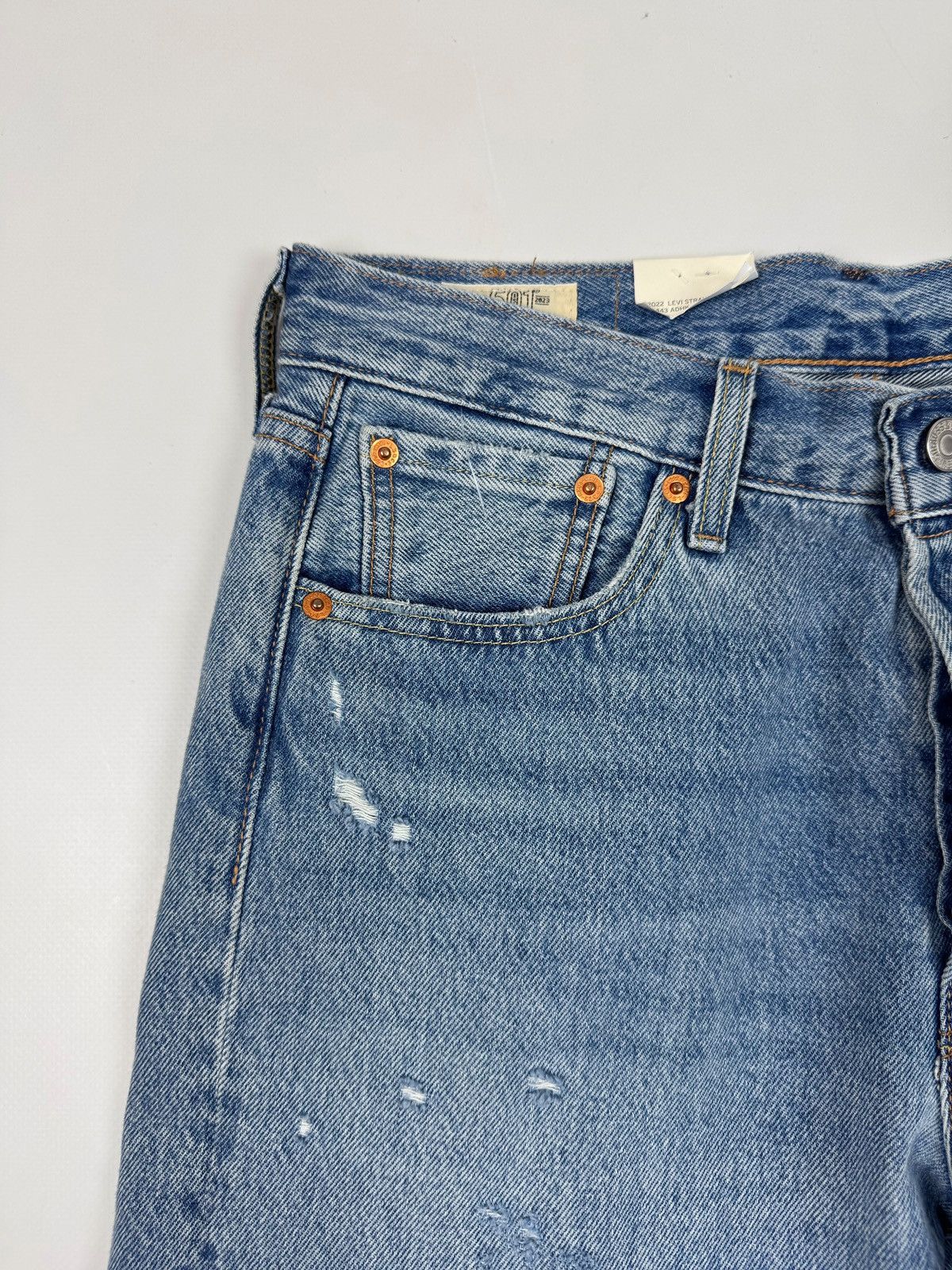 Levi's NWT Levi’s 501 150th Anniversary Repaired Washed Denim Jeans Size US 30 / EU 46 - 7 Thumbnail