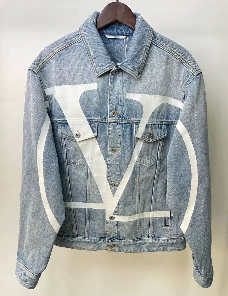 Valentino Valentino Blue denim jacket Size US M / EU 48-50 / 2 - 1 Thumbnail
