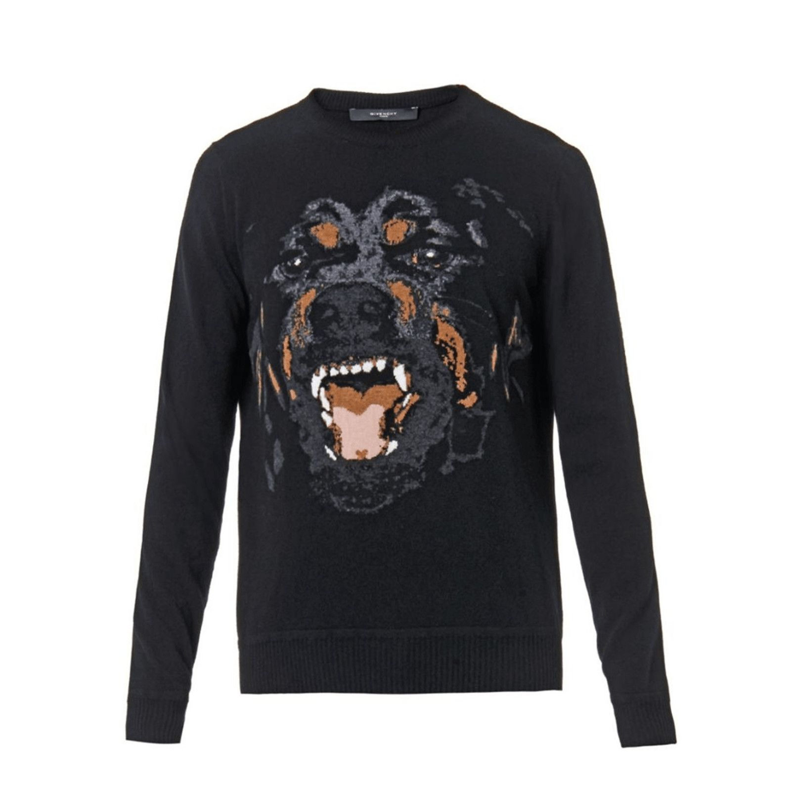 image of Givenchy Rottweiler Knit Sweater Black, Men's (Size 2XL)