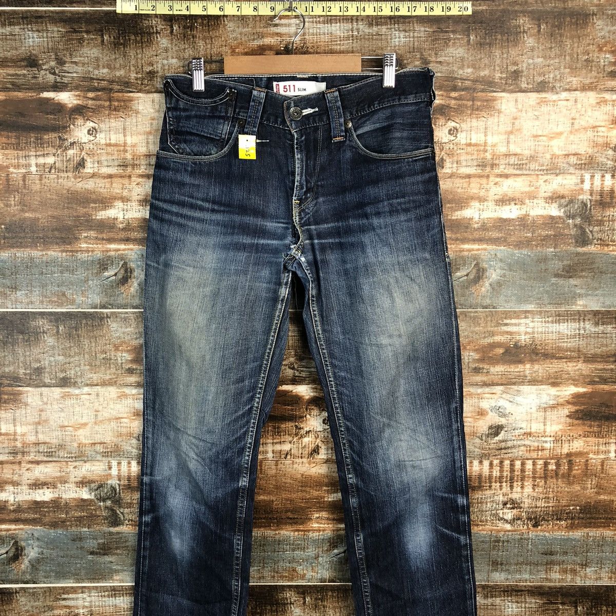 Levi's DLL Levis 511 Slim Fit Blue Denim Pants #C125 Size US 30 / EU 46 - 2 Thumbnail