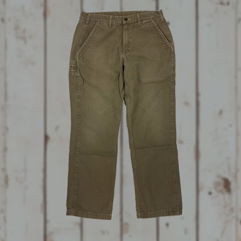 Carhartt Carhartt Pants Mens 32x30 34x32 Brown Carpenter Workwear Grunge Logo USA Mens Size US 32 / EU 48 - 1 Thumbnail