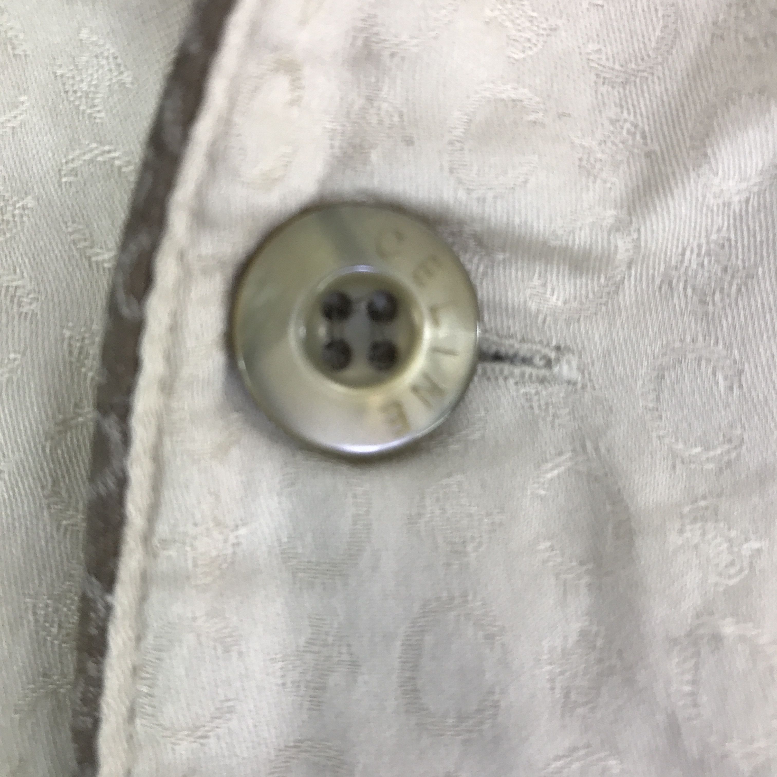 Celine CELINE LONG SLEEVE BUTTON UP T-SHIRT K93B40 Size US L / EU 52-54 / 3 - 11 Thumbnail