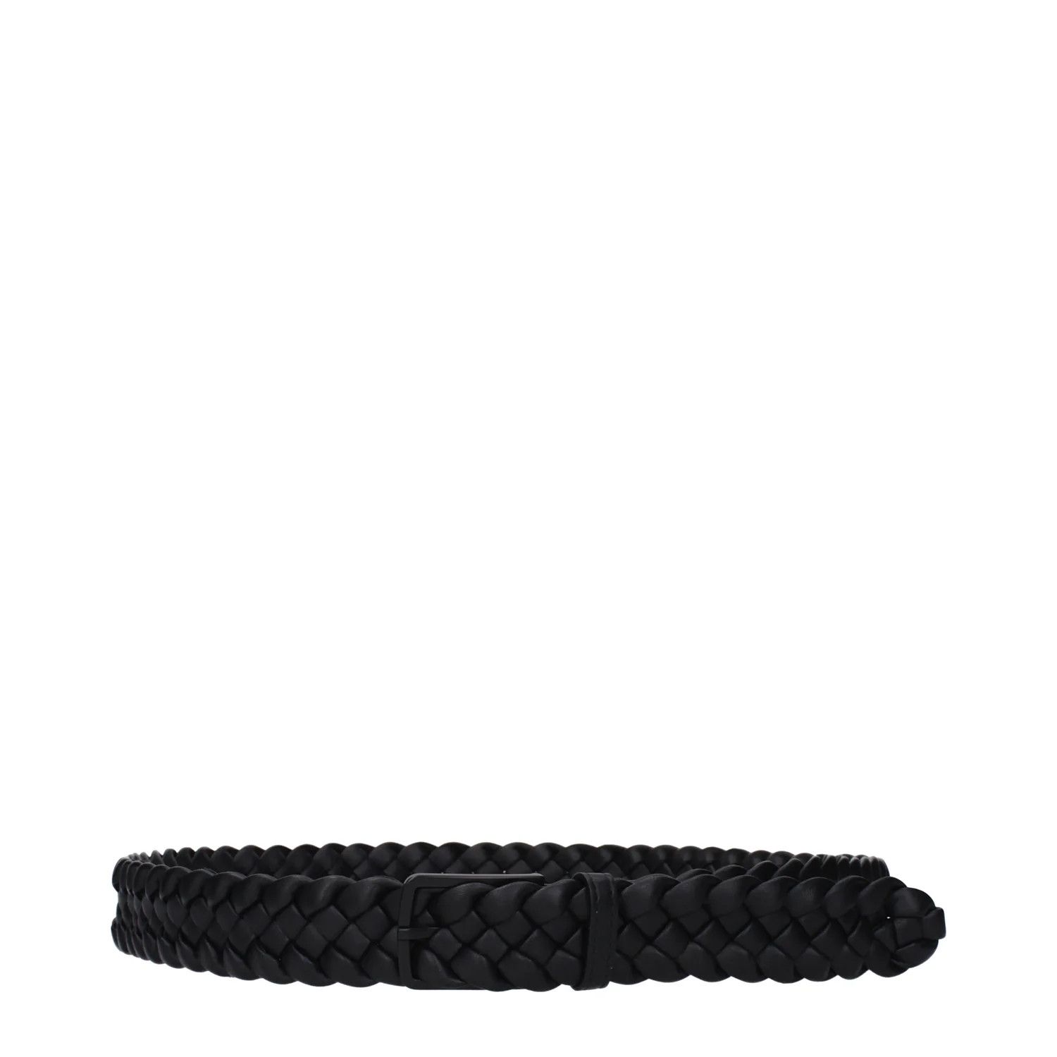 Bottega Veneta ob1o1e0325 Size: 100 / Leather Belt in Black Size 38 - 1 Preview