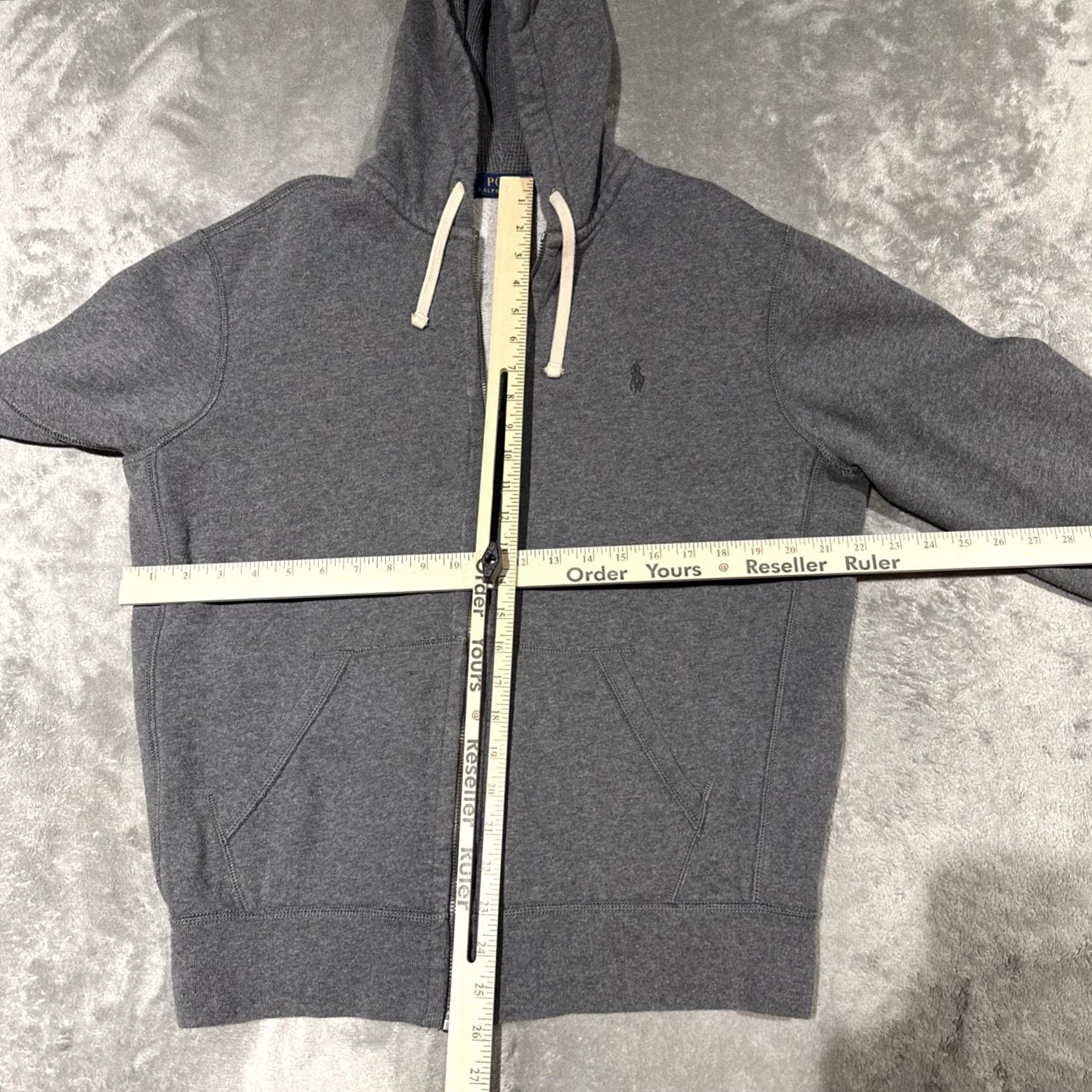 Polo Ralph Lauren Polo Ralph Lauren Hoodie Mens Large Gray Full Zip Sweatshirt Embroidered Pony Size US L / EU 52-54 / 3 - 4 Thumbnail