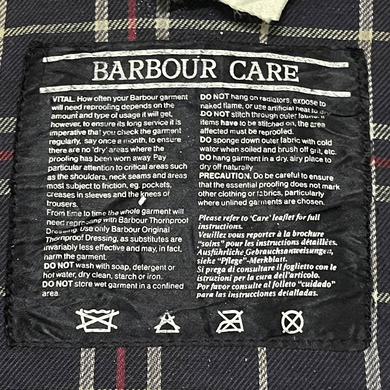 Barbour Vintage 90's Barbour Waxed Jacket A205 Border Distressed Size US L / EU 52-54 / 3 - 18 Thumbnail