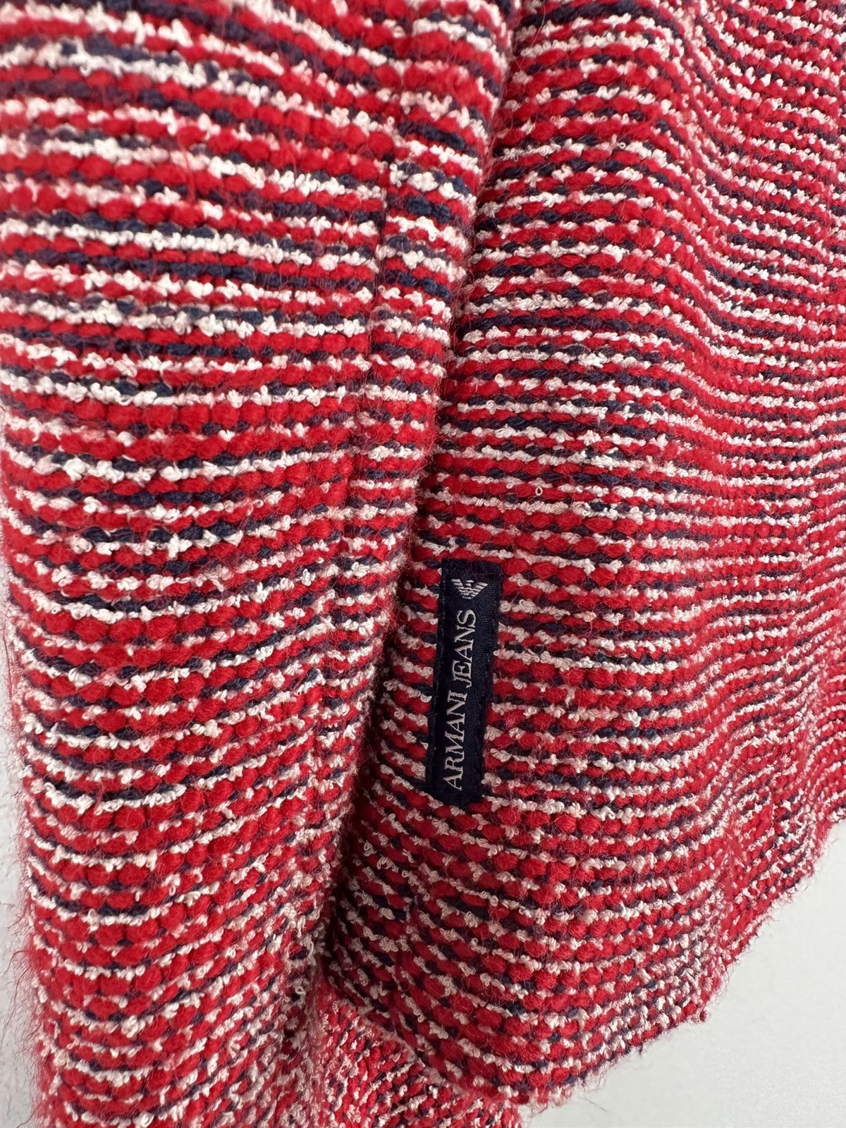 Giorgio Armani Armani Jeans Knit Blazer Jacket Size L / US 10 / IT 46 - 7 Thumbnail