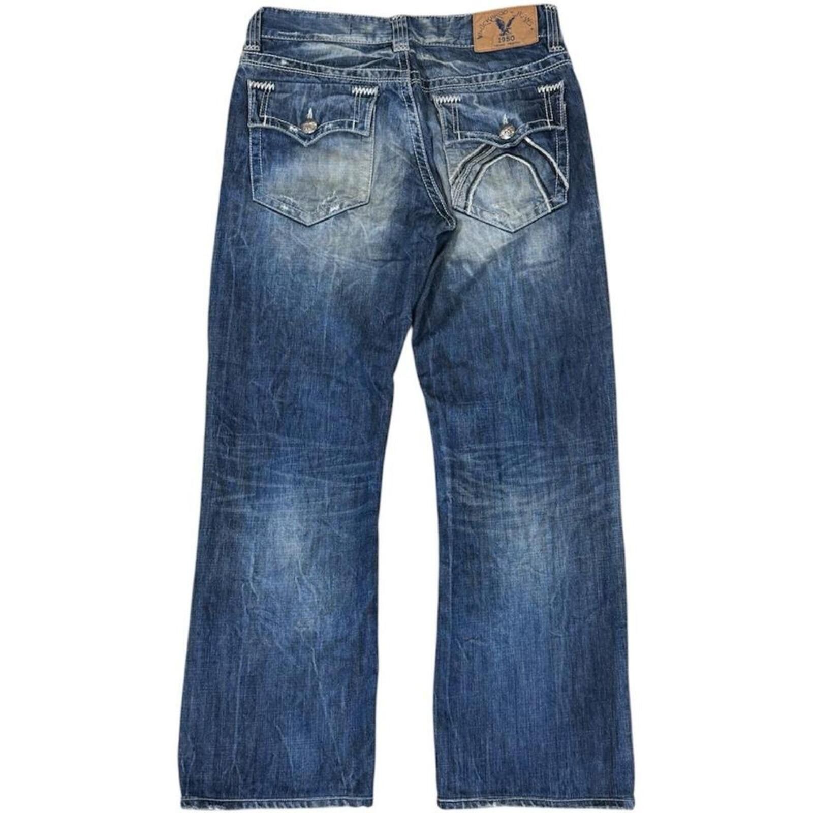 True Religion Buckaroo original vintage denim jeans Size US 33 - 1 Thumbnail