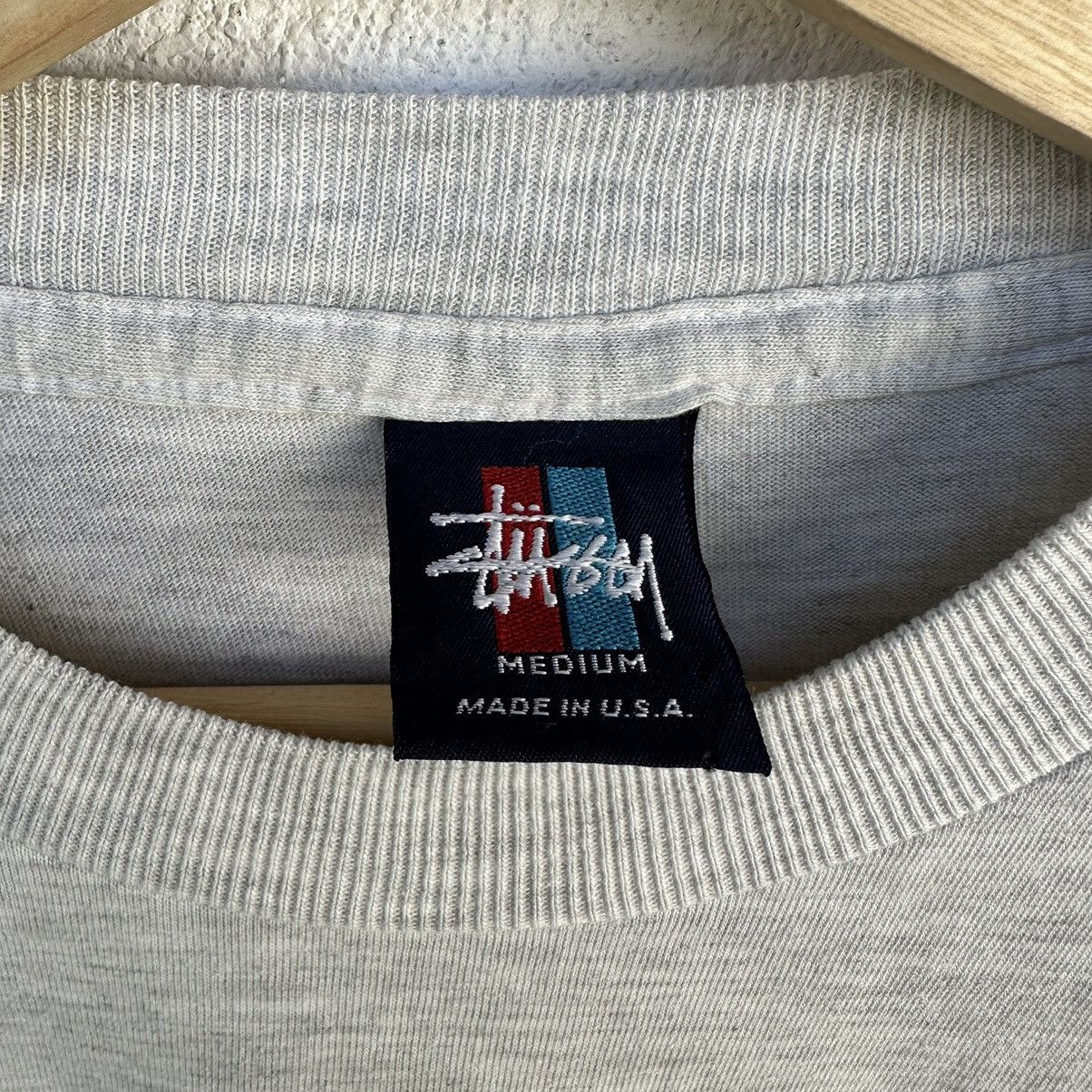 Stussy × Vintage Vintage 90’s Stussy Rasta T Shirt Size US L / EU 52-54 / 3 - 12 Thumbnail