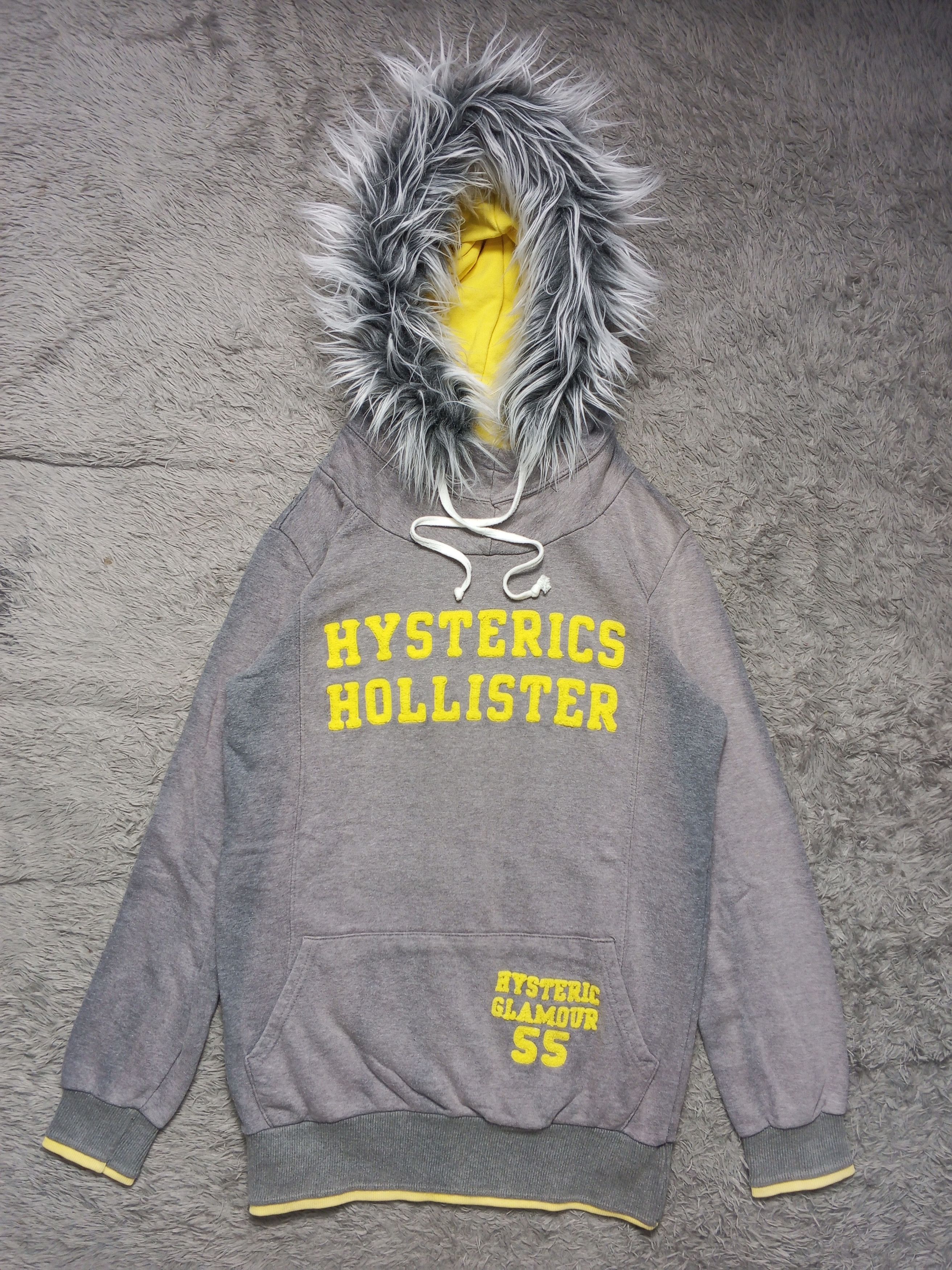 Japanese Brand Crazy Faded Hysteric Hollister 55 Faux Fur Hoodie Size US M / EU 48-50 / 2 - 1 Thumbnail