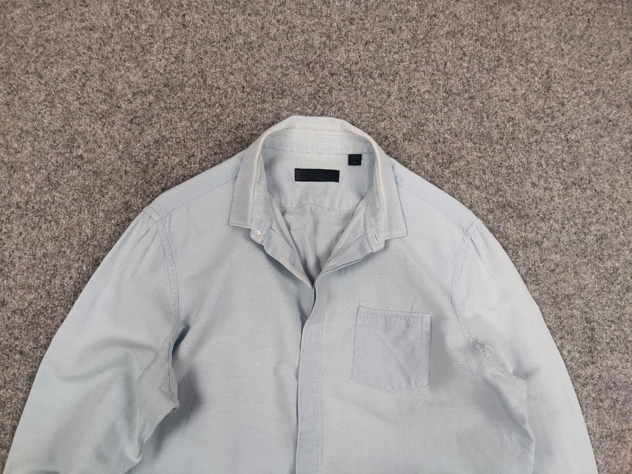 Burberry Burberry Prorsum Collection Casual Blue Cotton Bottom Shirt Size US S / EU 44-46 / 1 - 8 Thumbnail