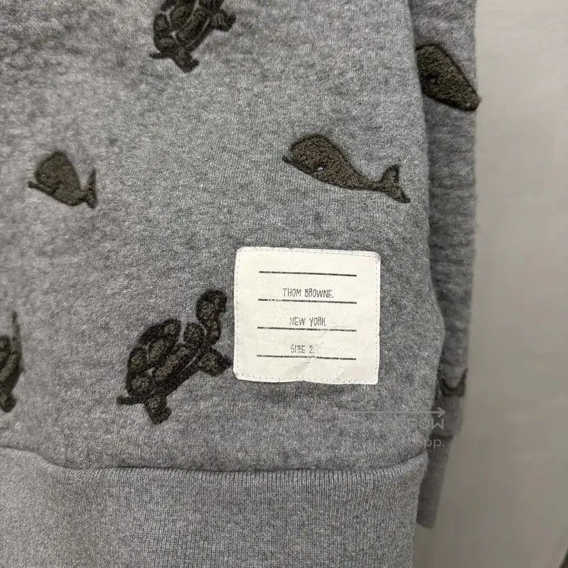 Thom Browne Thom Browne Gray Cotton Sweatshirt for Men . Size US M / EU 48-50 / 2 - 5 Thumbnail