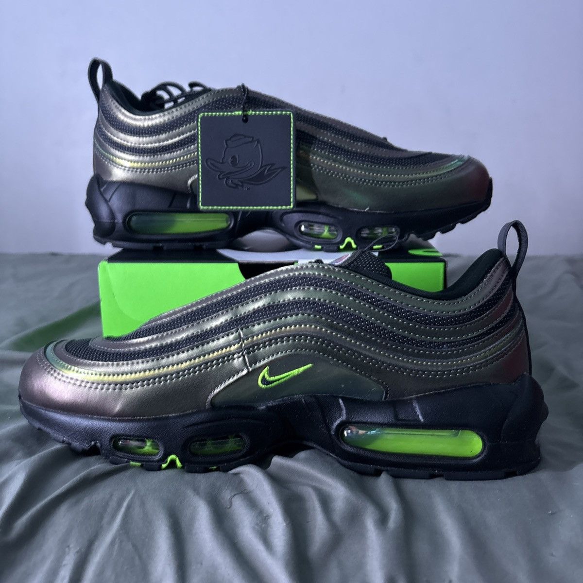 Nike Air Max 95/97 Storm University of Oregon Size US 10.5 / EU 43-44 - 1 Thumbnail