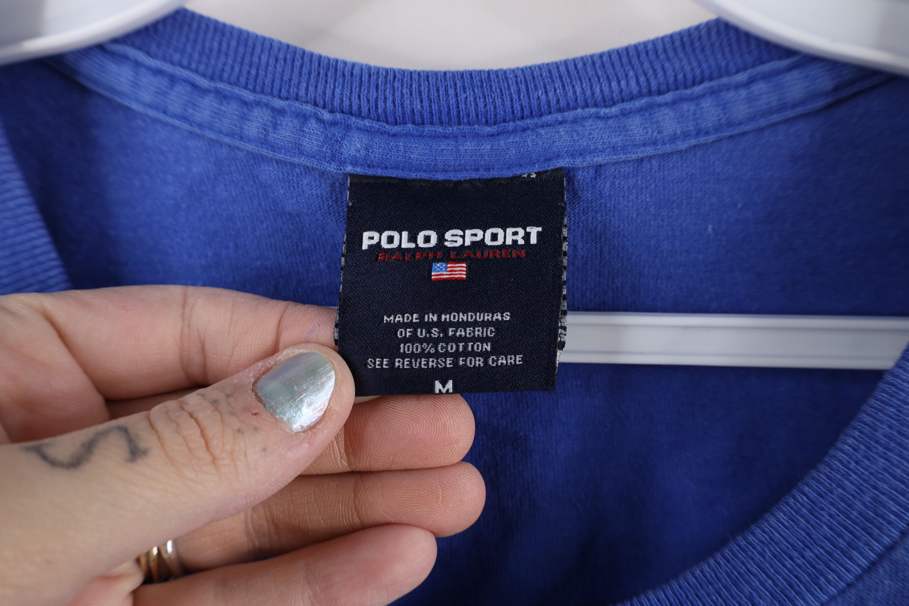 Polo Ralph Lauren Vintage 90s Polo Sport Ralph Lauren Out Long Sleeve T-Shirt Size US M / EU 48-50 / 2 - 7 Thumbnail