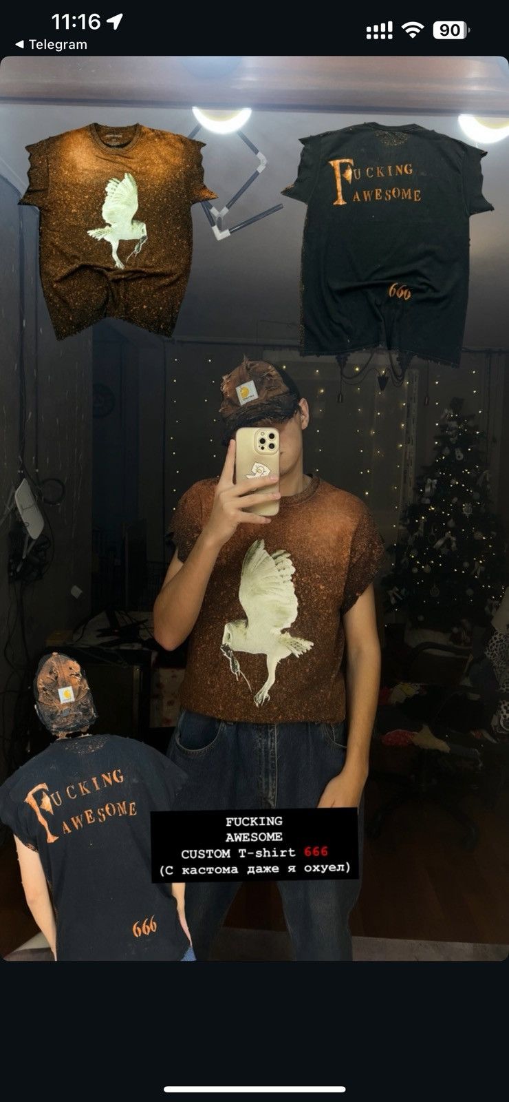 Fucking Awesome 666 | FUCKING AWESOME | RAT RARE T-shirt Size US L / EU 52-54 / 3 - 4 Thumbnail