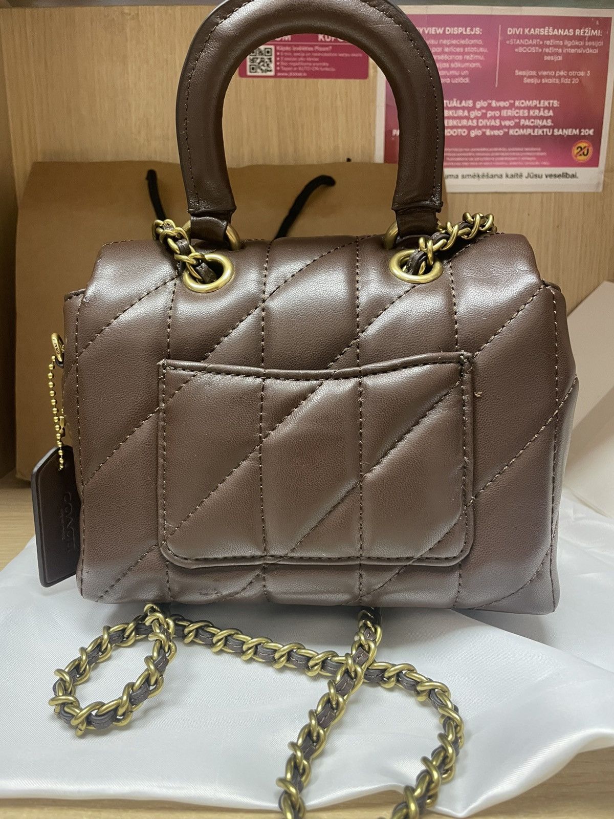 Coach Tabby Top Handle Bag With Quilting Size ONE SIZE - 8 Thumbnail