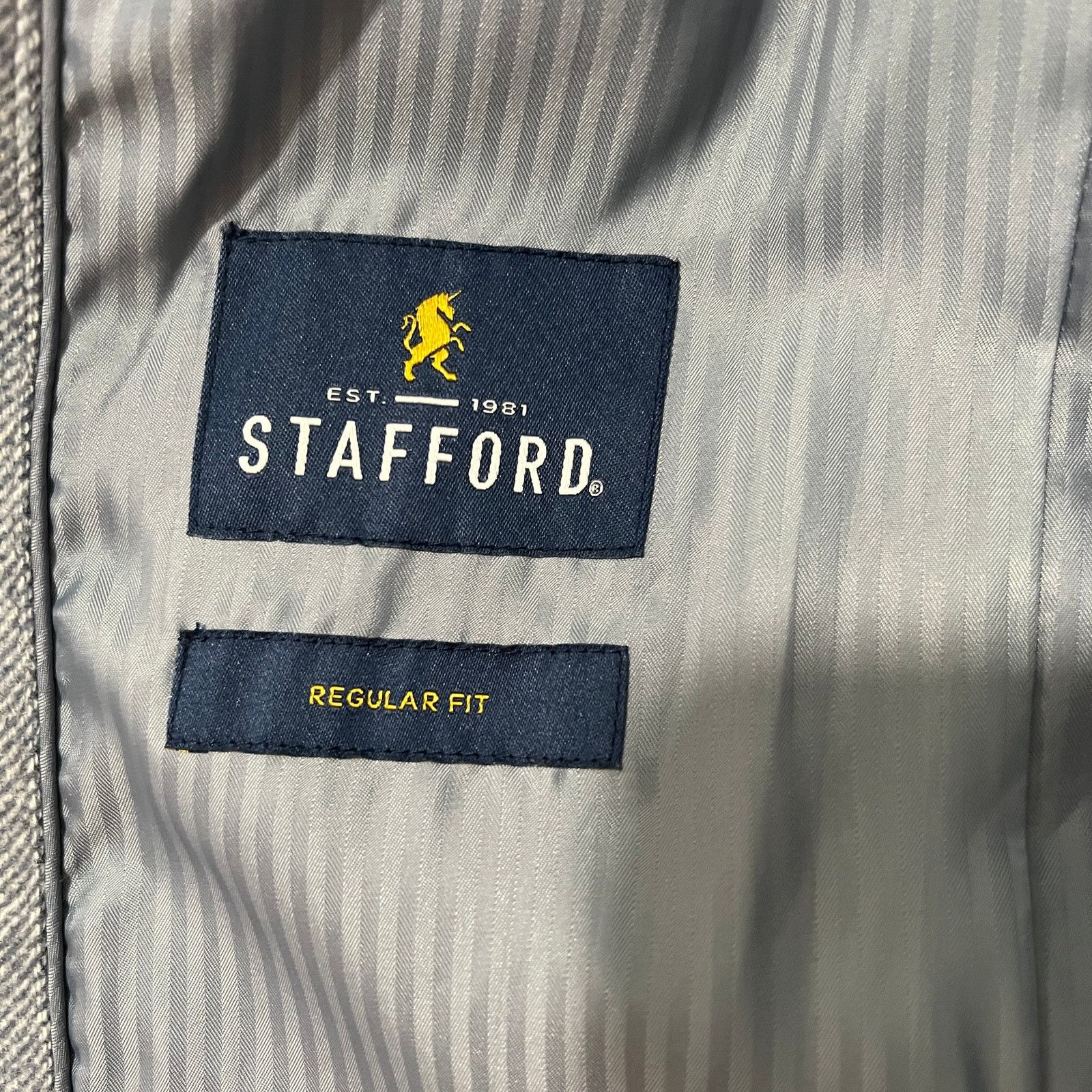 Other Stafford Mens Water Resistant Midweight Topcoat Coat Size US S / EU 44-46 / 1 - 11 Thumbnail