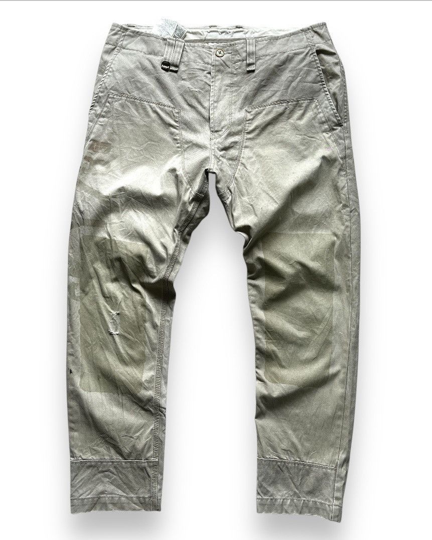 Diesel Diesel Black Printed Khaki Canvas Trousers Pants Size US 32 / EU 48 - 1 Thumbnail