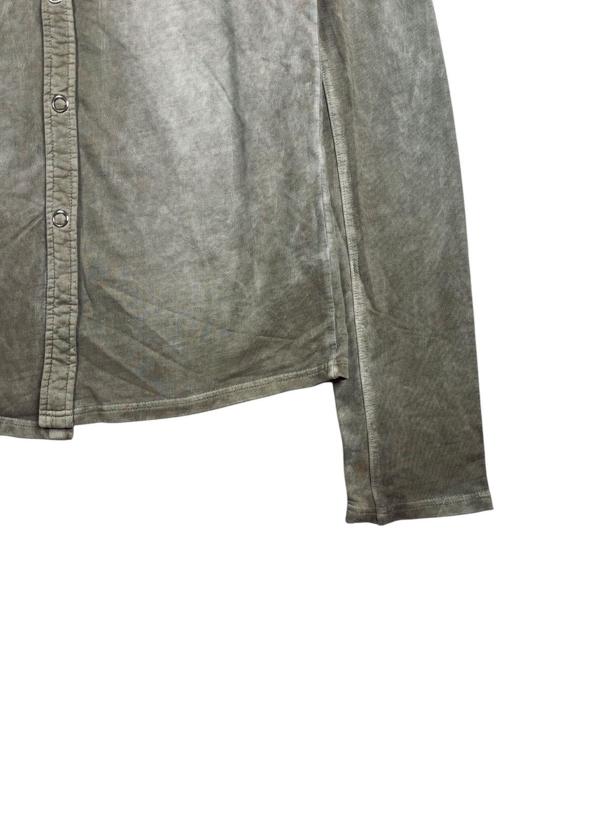 If Six Was Nine 2000s Silent - Rusted Mud Wash Apocalypse Button Shirt Size US M / EU 48-50 / 2 - 3 Thumbnail