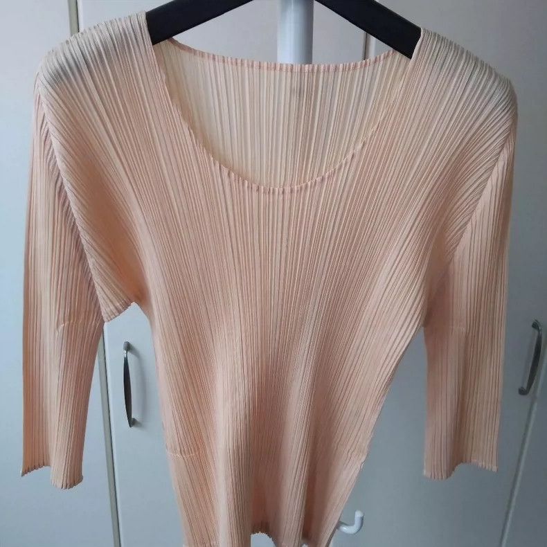 Issey Miyake issey miyake size:3 Pink long-sleeved top 2505-Nextarrow Size XXS / US 00 / IT 34 - 3 Thumbnail