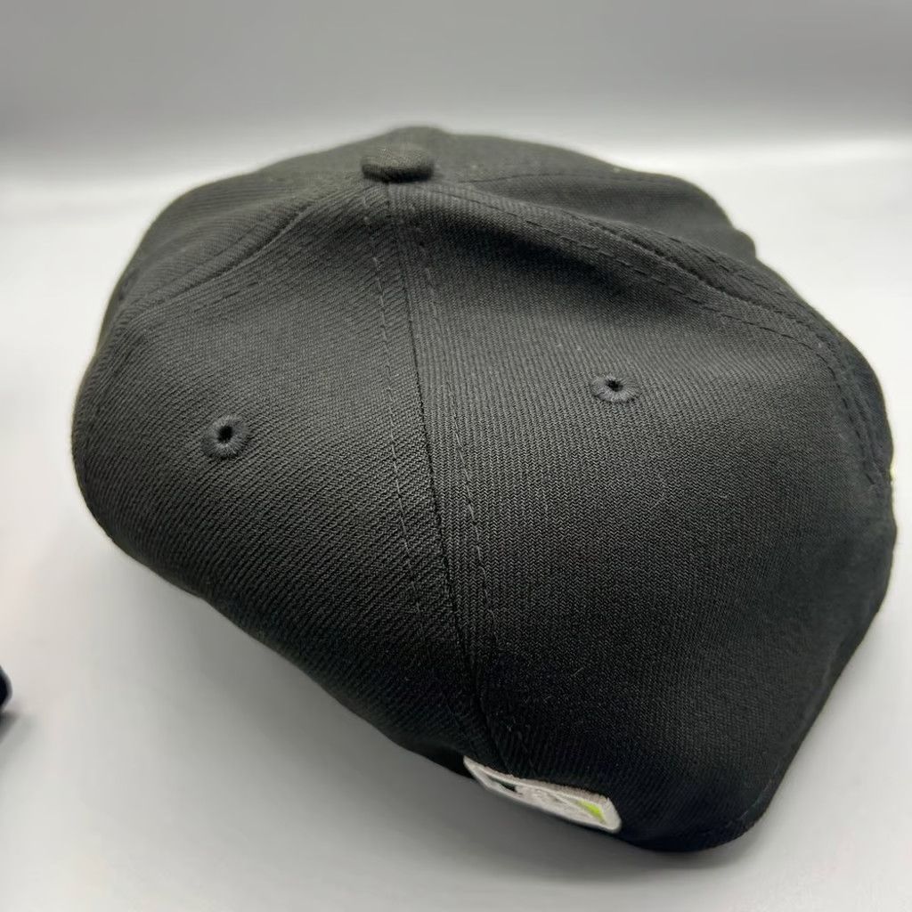 New Era Cincinnati Reds Hat Men 7 1/8 Black Summer Pop Fitted Cap Size ONE SIZE - 4 Thumbnail
