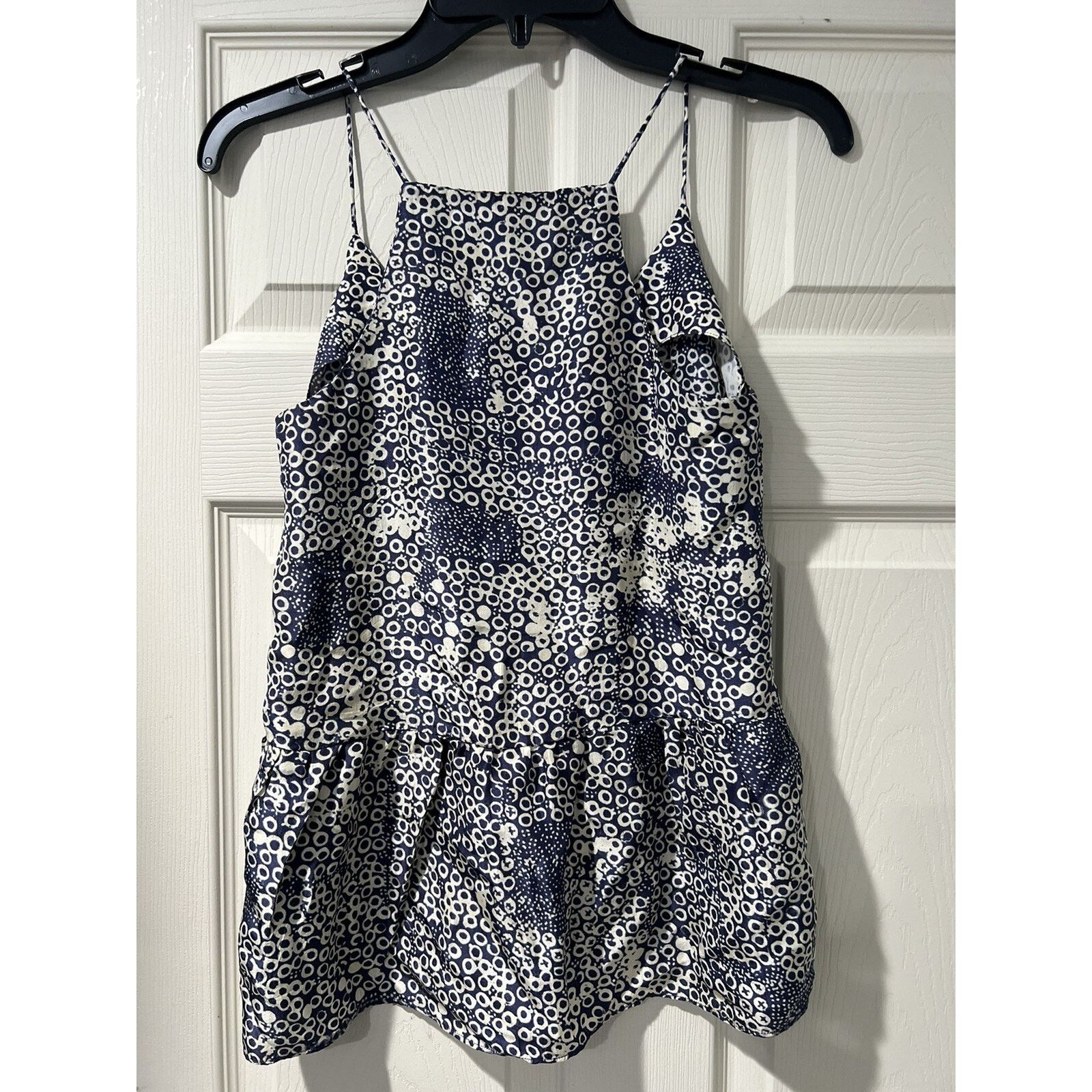 & Other Stories Pepin Silk Top Women XS Abstract Strap Light Top Size XS / US 0-2 / IT 36-38 - 6 Thumbnail