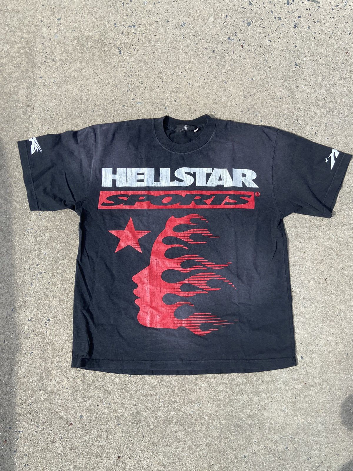 image of Hellstar Sports Family Tee Black Size Extra Large Xl, Men's