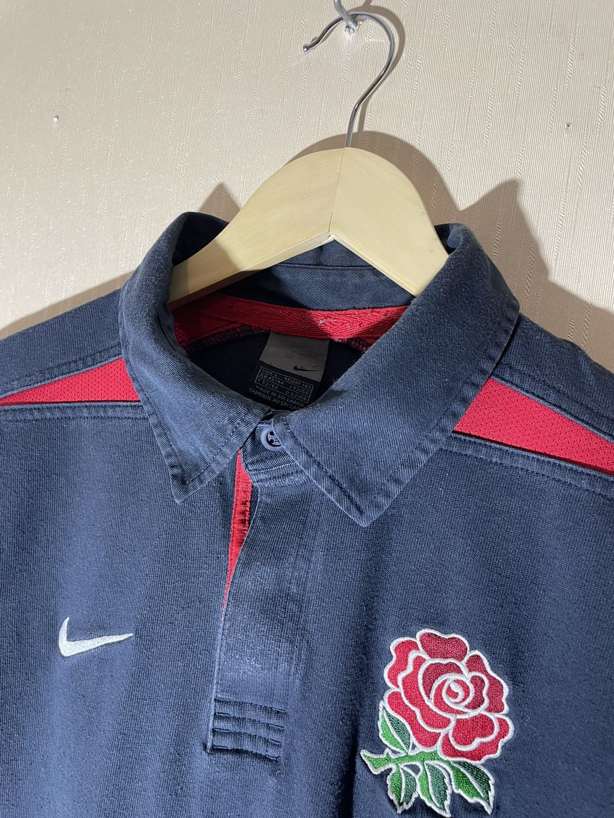 Nike × Vintage Nike England rugby vintage jersey 90s Size US L / EU 52-54 / 3 - 4 Thumbnail