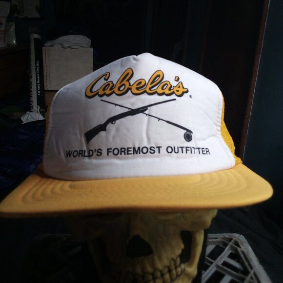 Other Deadstock Vintage Cabela's Outfitters Snap Trucker Hat Cap Size ONE SIZE - 1 Thumbnail