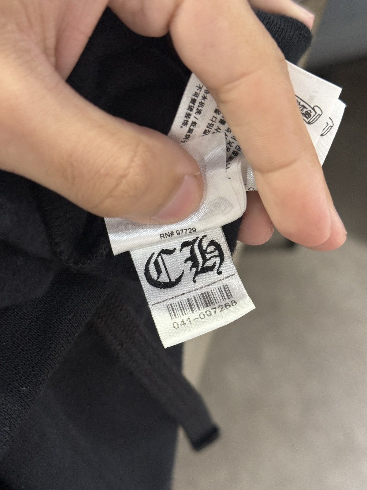 Chrome Hearts Chrome Hearts Foil Reflective Silver Vertical Logo Hoodie Size US XL / EU 56 / 4 - 10 Thumbnail