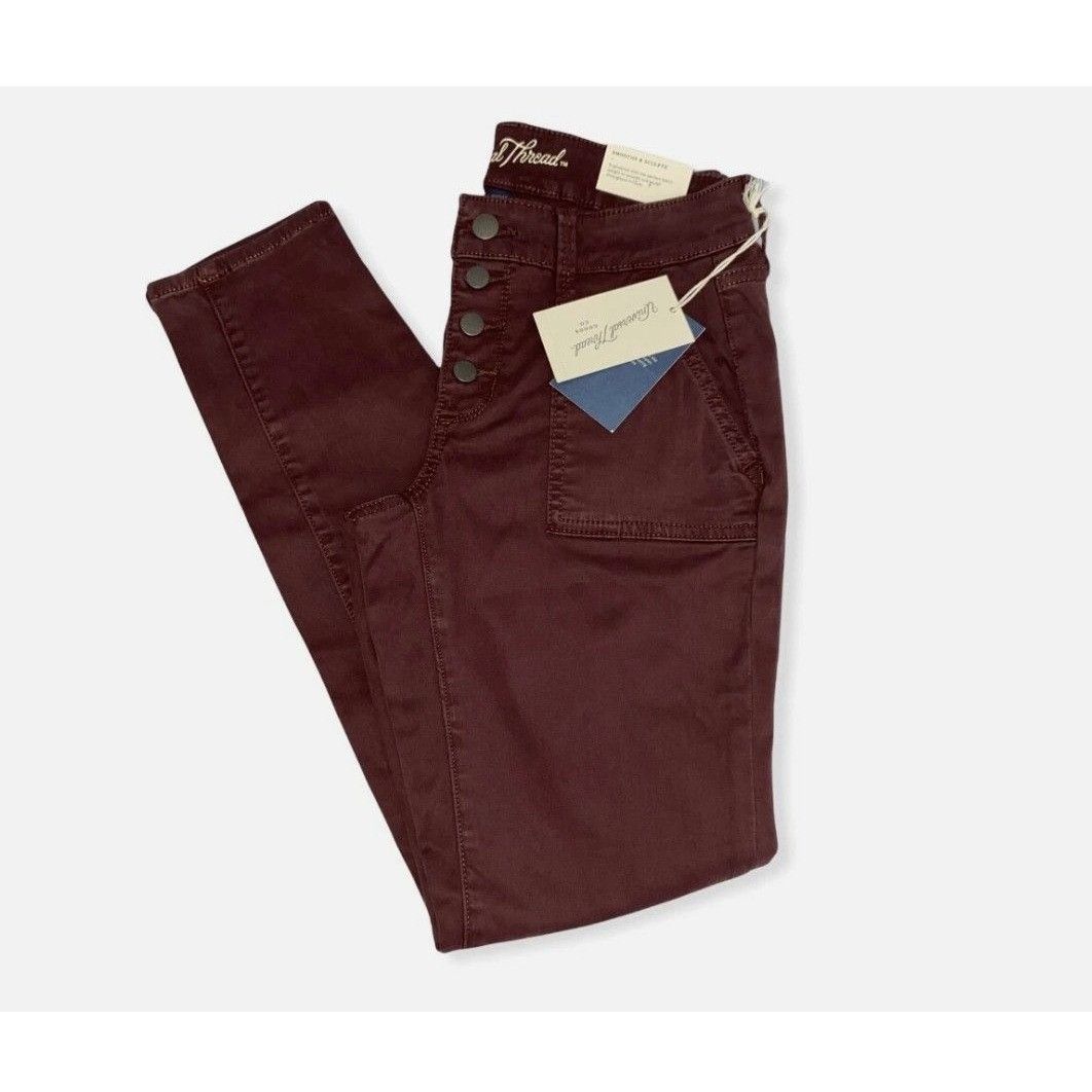 Other Womens Mid-Rise Casual Fit Utility Skinny Ankle Jeans By Uni Size 28" / US 6 / IT 42 - 2 Thumbnail