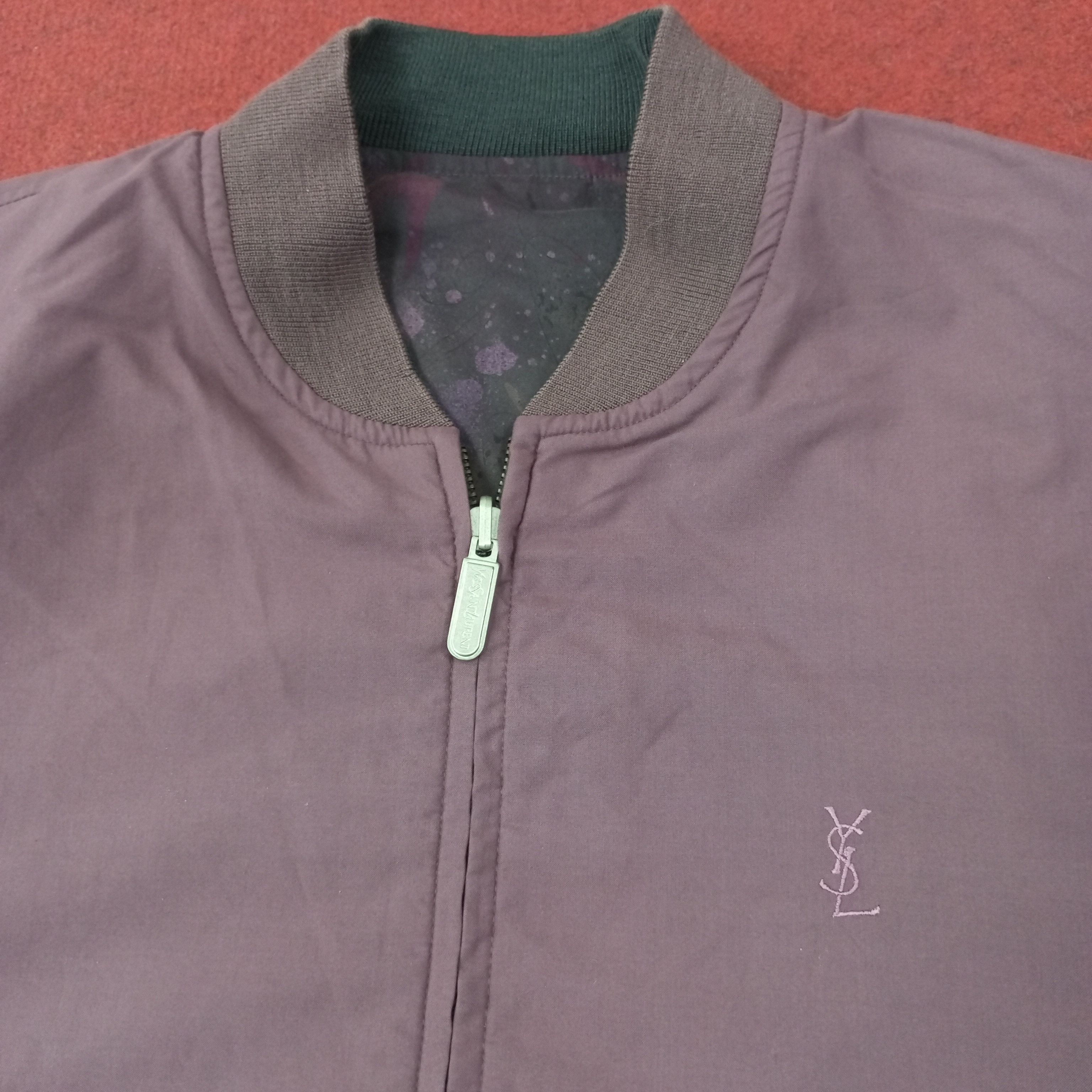 Yves Saint Laurent Yves Saint Laurent Fashion Brand Reversible Jacket c227n23 Size US L / EU 52-54 / 3 - 6 Thumbnail