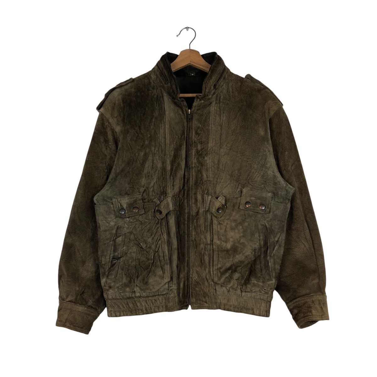 Japanese Brand 📌Vintage Biker Leather Jacket Captious Person Issey Miyake Size US M / EU 48-50 / 2 - 2 Thumbnail