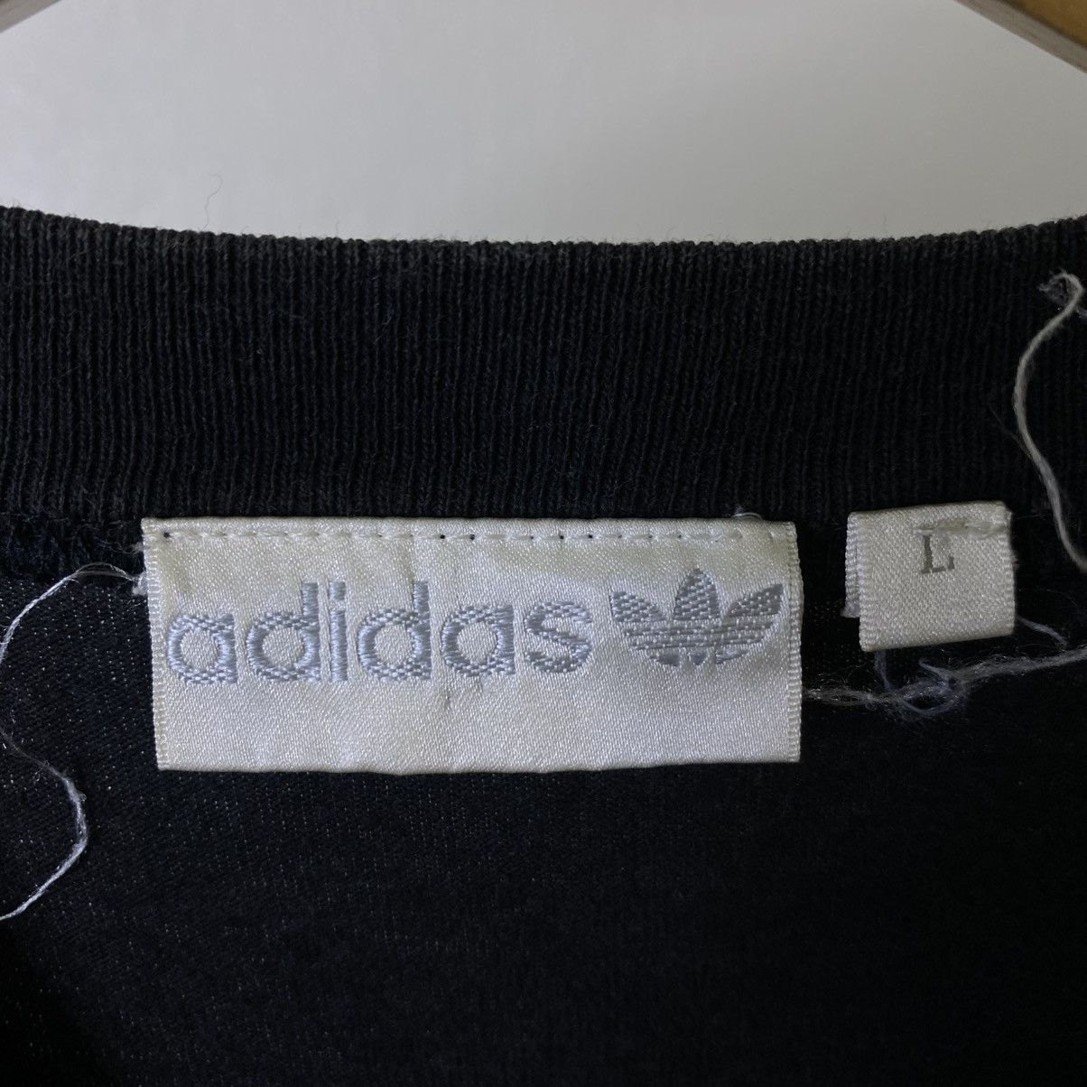 Adidas Vintage 1980s Adidas Big Logo T Shirt Size US M / EU 48-50 / 2 - 3 Thumbnail