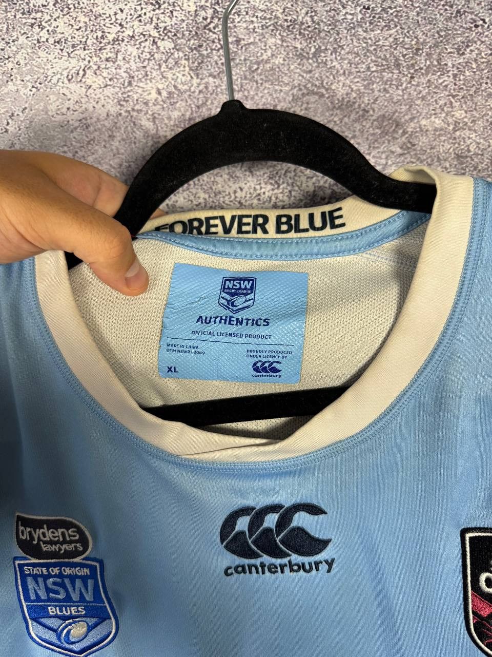 Canterbury of New Zealand New South Wales Blues State of Origin Rugby Jersey XL Size Size US XL / EU 56 / 4 - 11 Thumbnail