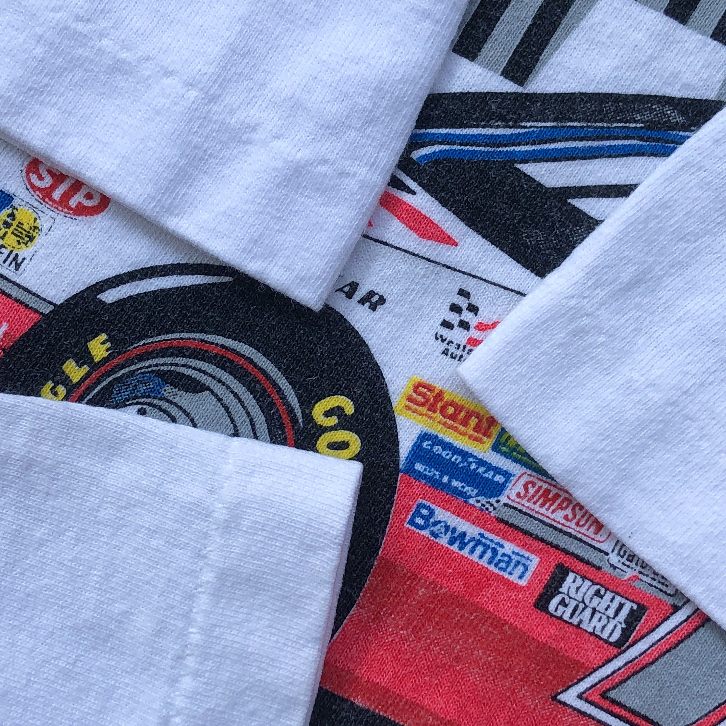 NASCAR Darrell Waltrip NASCAR white cotton t-shirt Size US XL / EU 56 / 4 - 7 Thumbnail