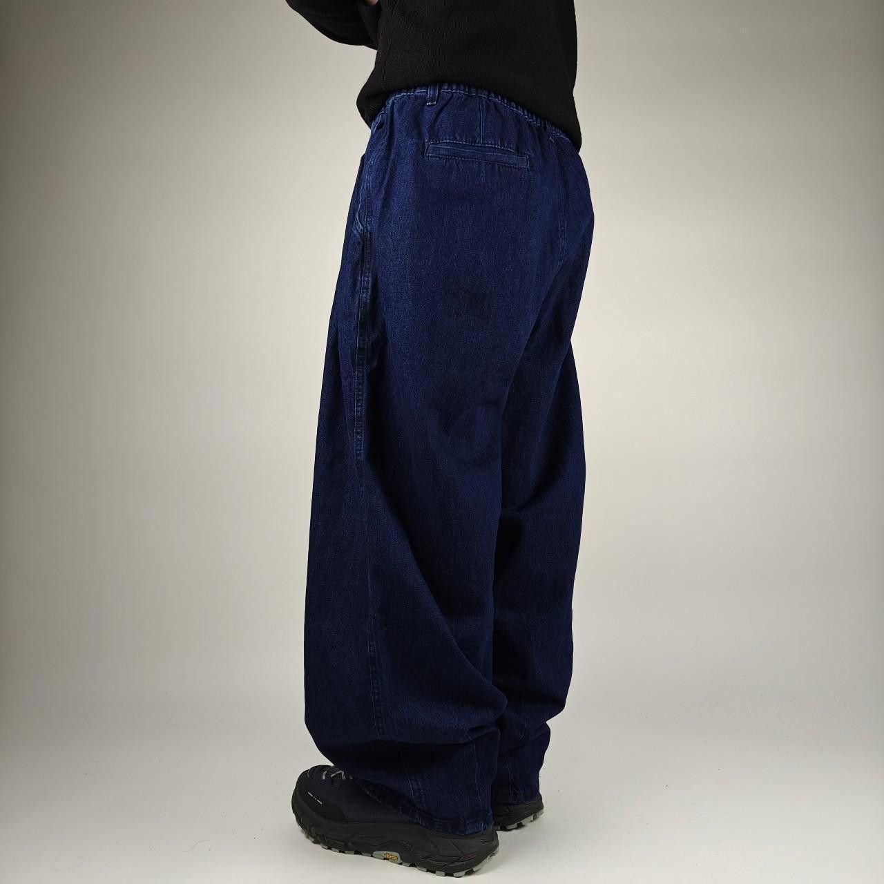 Other Japanese Pleated Denim Wide Leg Balloon Pants Size US 32 / EU 48 - 4 Thumbnail