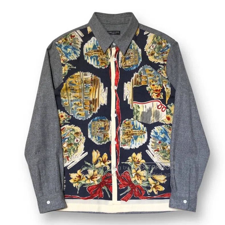 Comme des Garcons Comme Des Garcons Wool print shirt Size US M / EU 48-50 / 2 - 1 Thumbnail