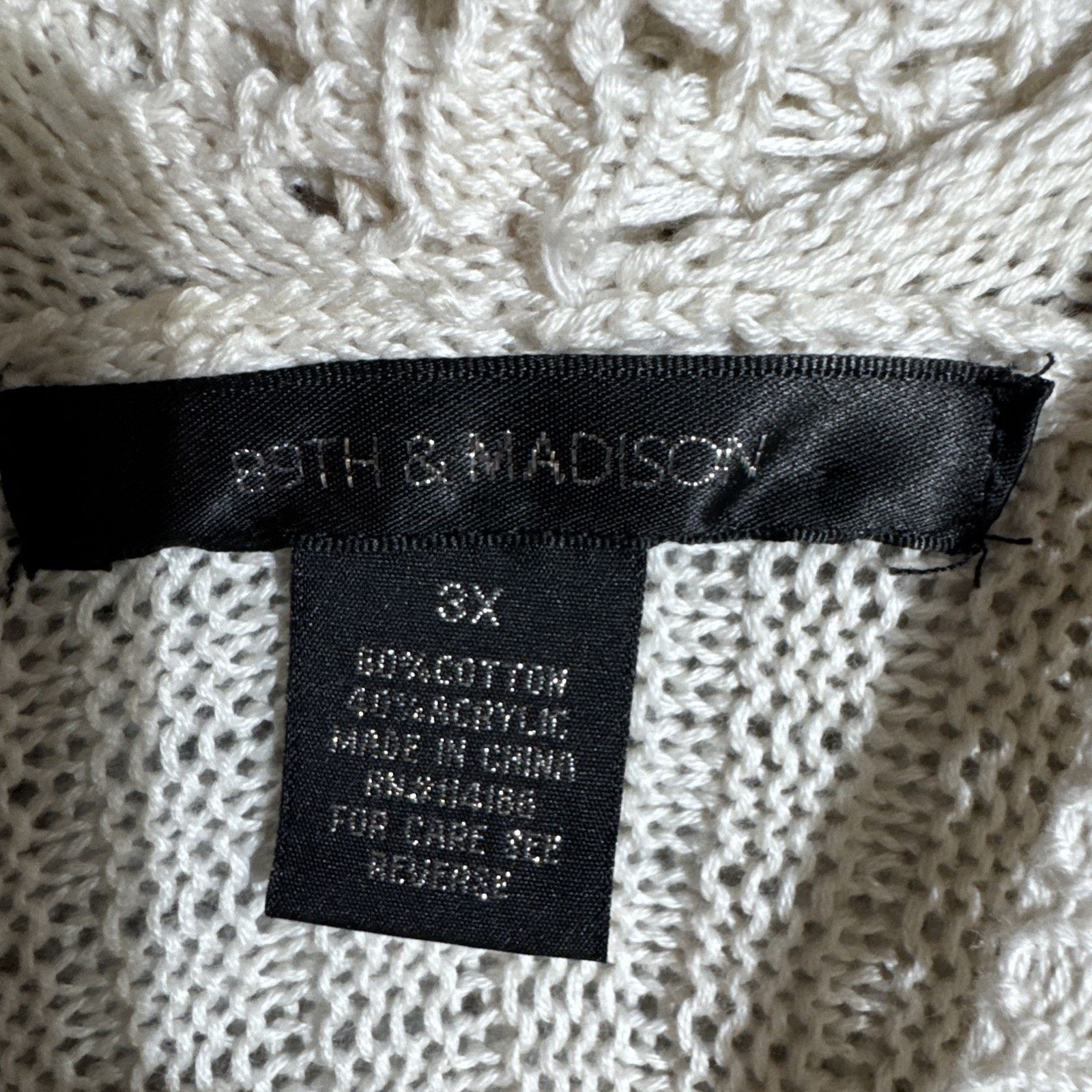 Other Boho Cardigan Sweater Womens 3X Plus Cottagecore Romantic Size 3XL / US 20-22 - 5 Thumbnail