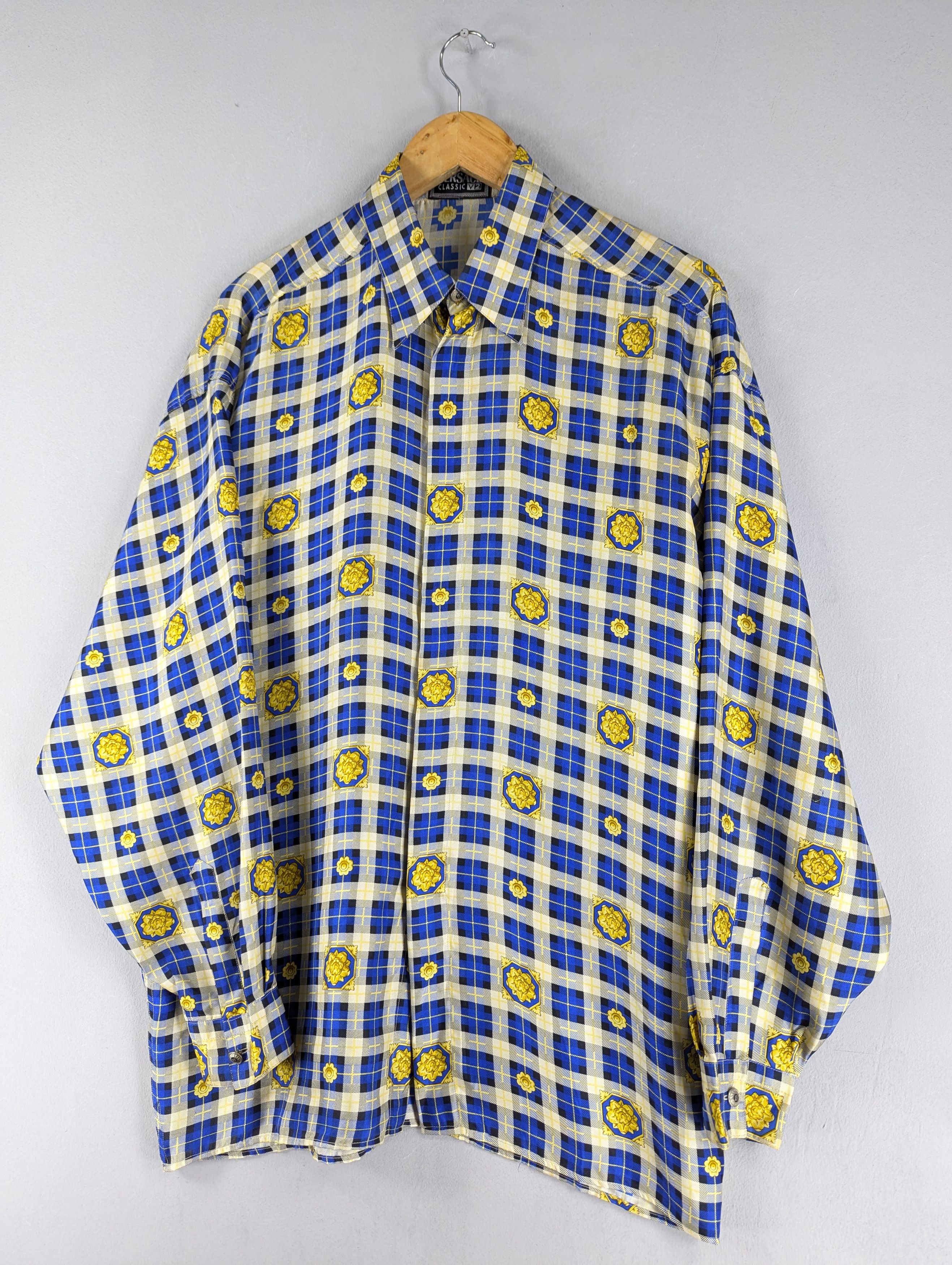 Versace Versace Classic V2 Silk Shirt Size US L / EU 52-54 / 3 - 2 Thumbnail