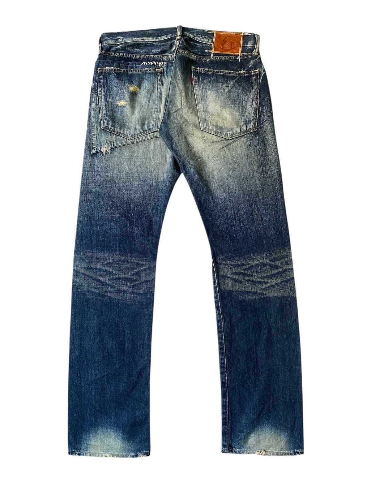 Kapital Vintage Eternal Japan Patchwork Boro Design Kapital Denim Size US 31 - 2 Thumbnail
