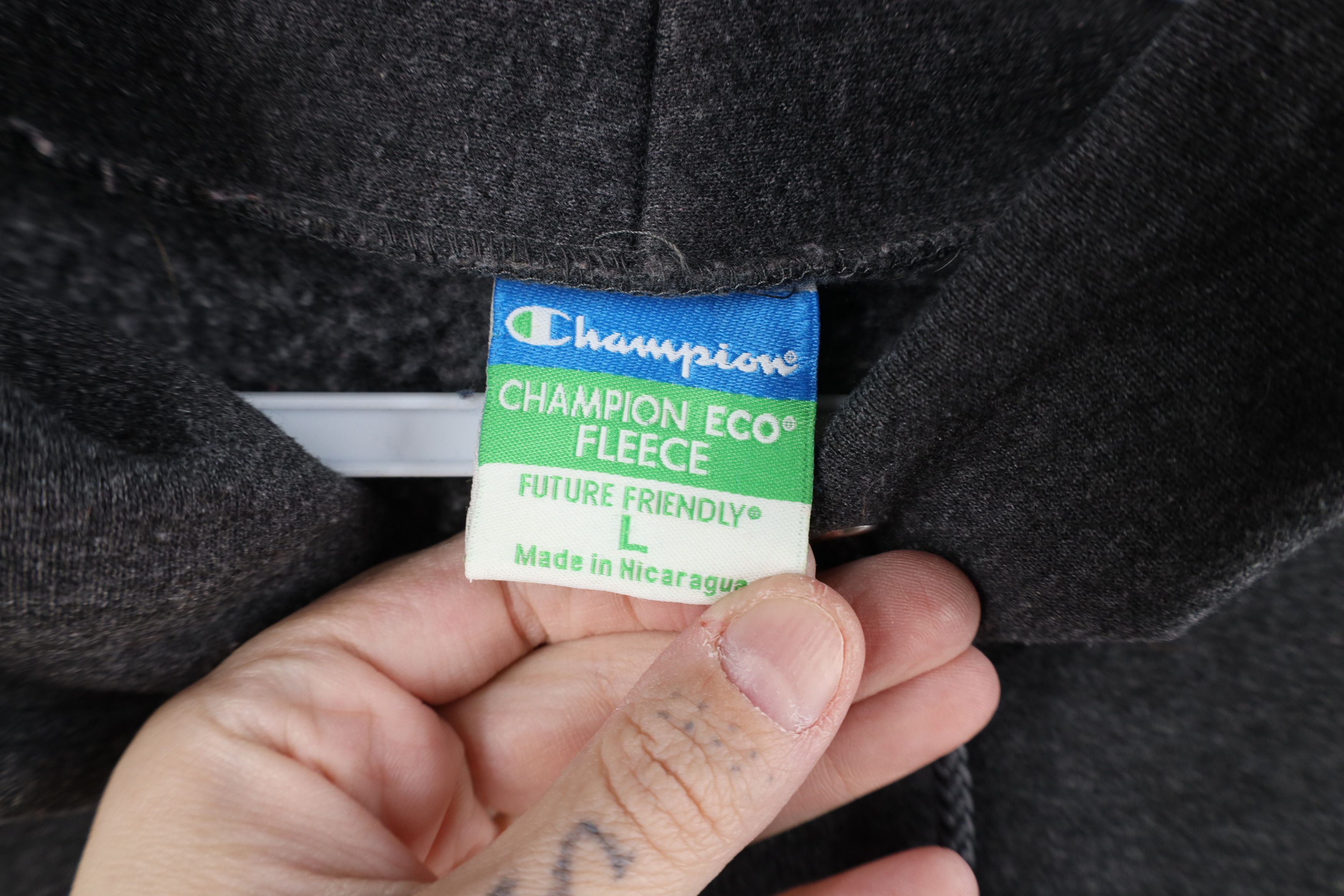 Champion Vintage Champion Boxing Hoodie Sweatshirt Heather Gray Size US L / EU 52-54 / 3 - 5 Thumbnail