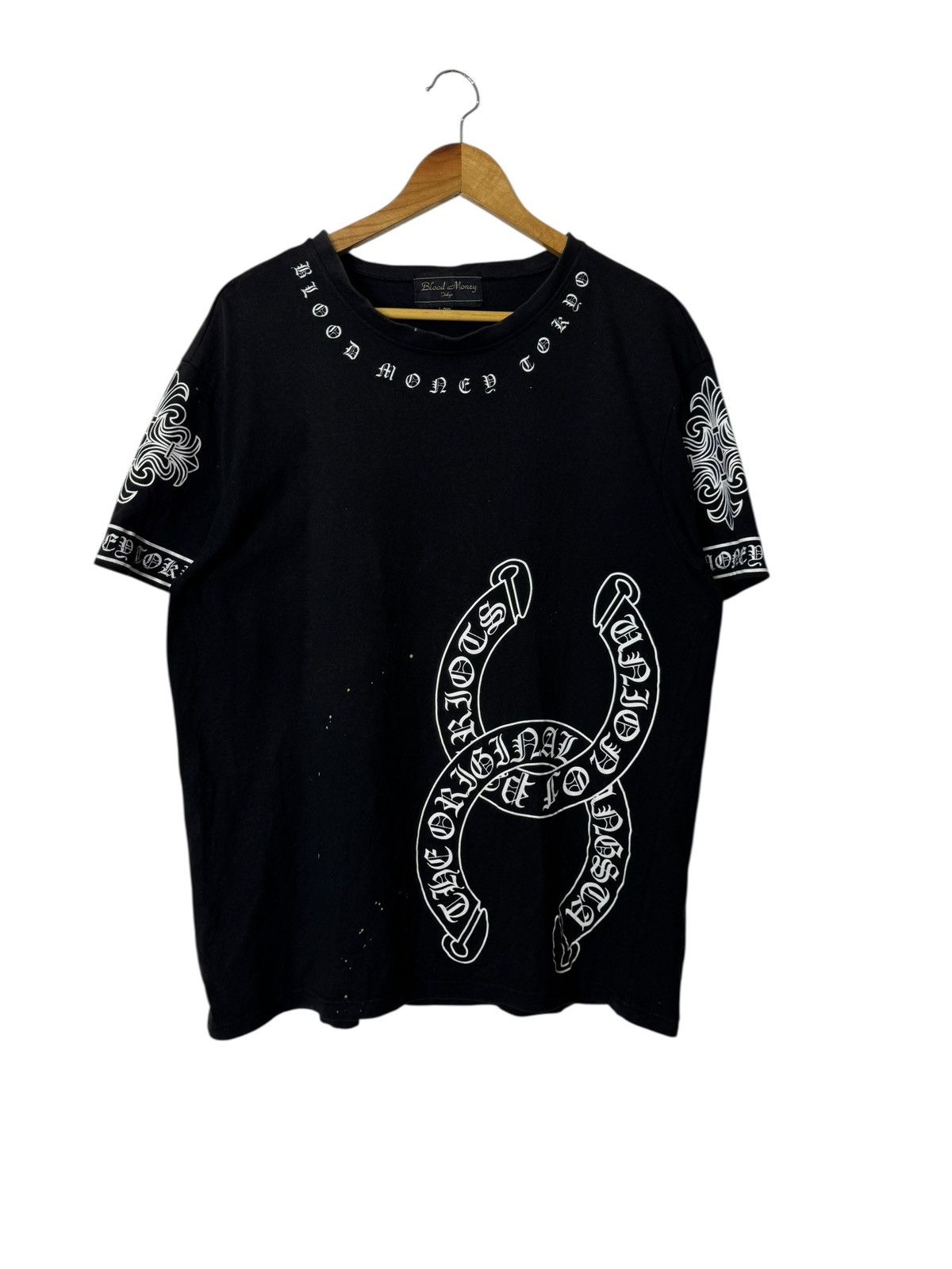 Designer × Japanese Brand × Vintage Blood Money Tokyo Inspired Chrome Heart Design Size US XL / EU 56 / 4 - 1 Thumbnail