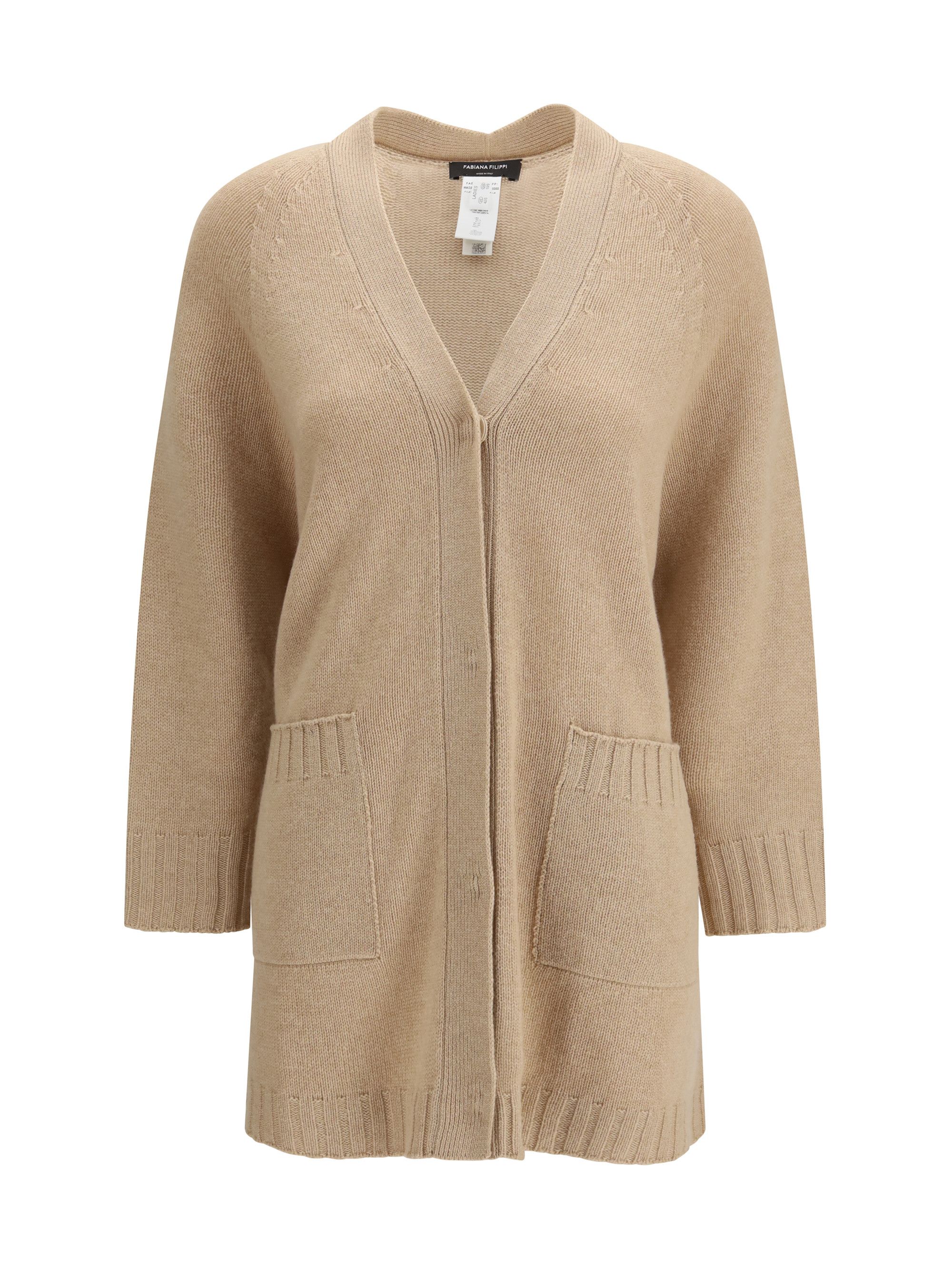 Fabiana Filippi Cardigan in fine knit with a V-neckline Size M / US 6-8 / IT 42-44 - 1 Thumbnail
